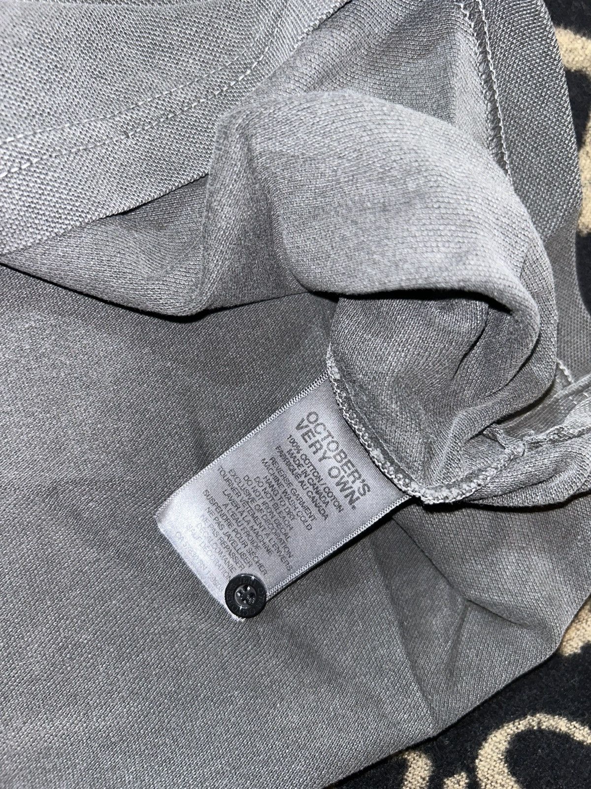 October's Very Own OVO GARMENT DYE BLACK POLO Size US XL / EU 56 / 4 - 6 Thumbnail
