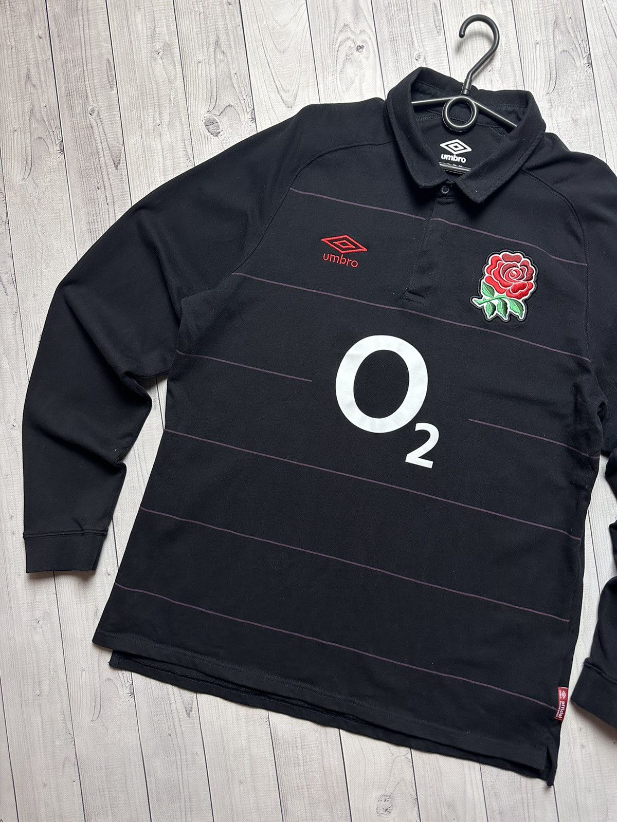 Umbro Vintage Umbro rugby England jersey shirt size XXL black Size US XXL / EU 58 / 5 - 2 Thumbnail