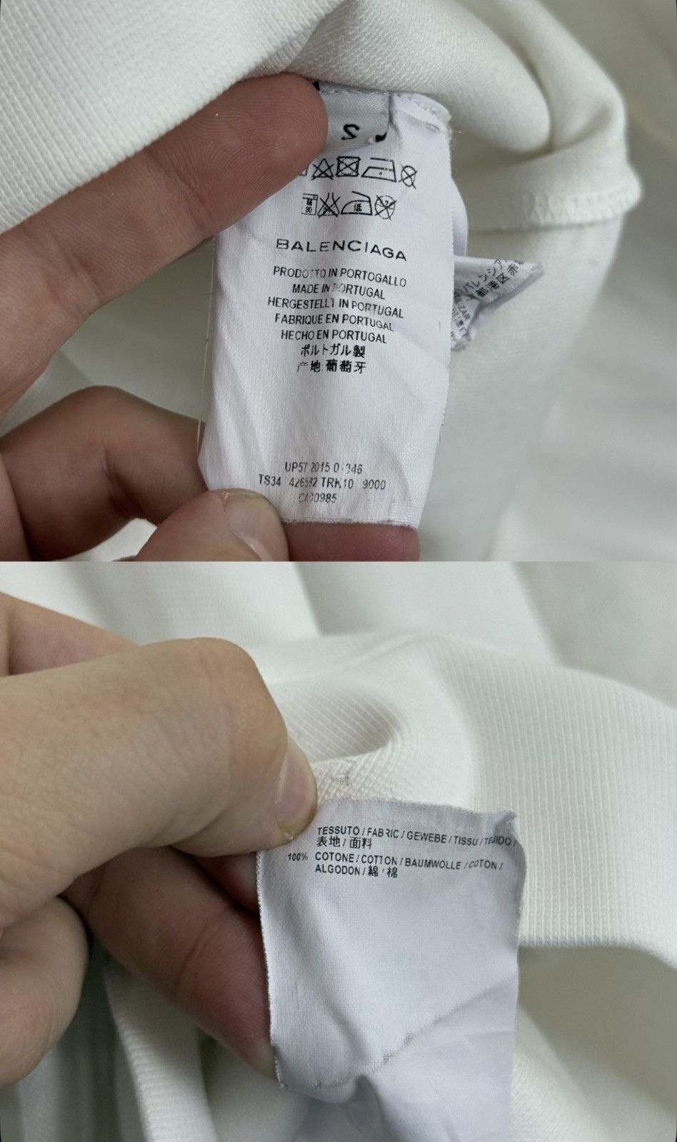 Balenciaga Balenciaga Couture Women’s White Long Sweatshirt Size S Size S / US 4 / IT 40 - 23 Thumbnail
