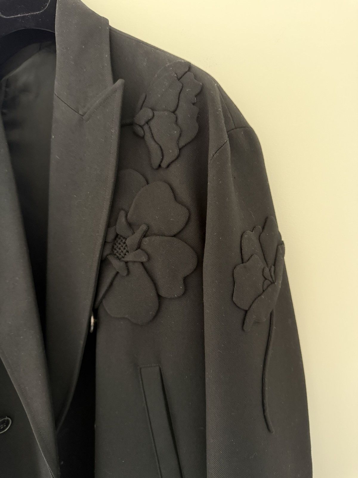 Valentino Valentino Uomo Floral Embroidered Coat Size US M / EU 48-50 / 2 - 2 Thumbnail