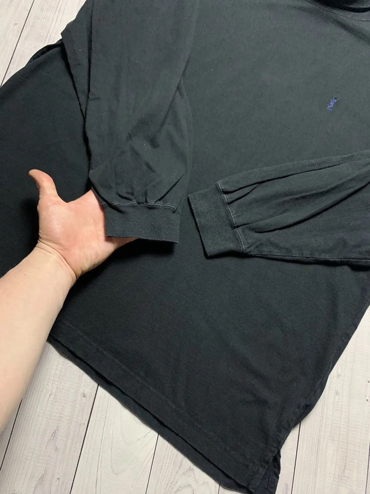 Yves Saint Laurent Vintage turtleneck Yves Saint Laurent YSL logo luxury Size US L / EU 52-54 / 3 - 3 Thumbnail