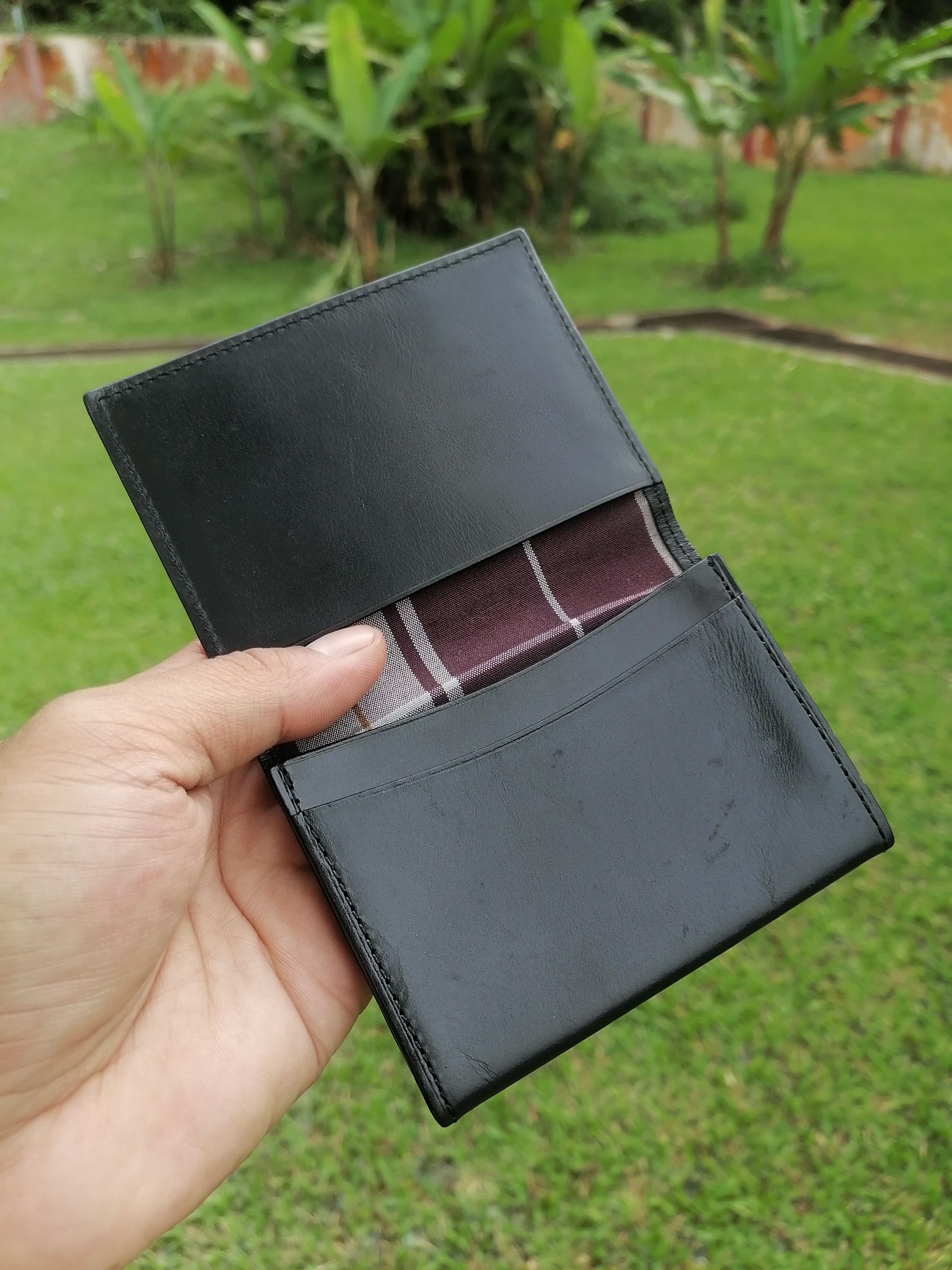 Dries Van Noten Dries Van Noten Black Leather Card Holder Size ONE SIZE - 4 Thumbnail
