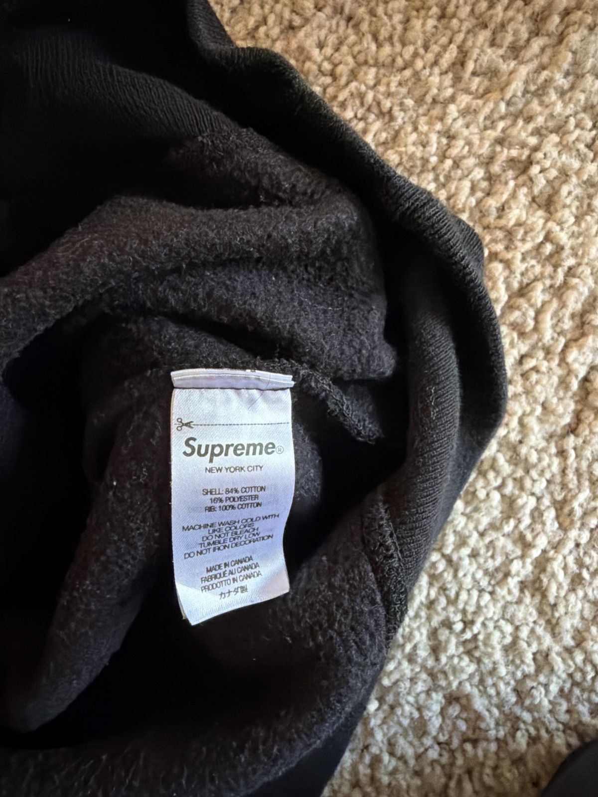 Supreme Supreme Black Sweatshirt Size US L / EU 52-54 / 3 - 2 Thumbnail