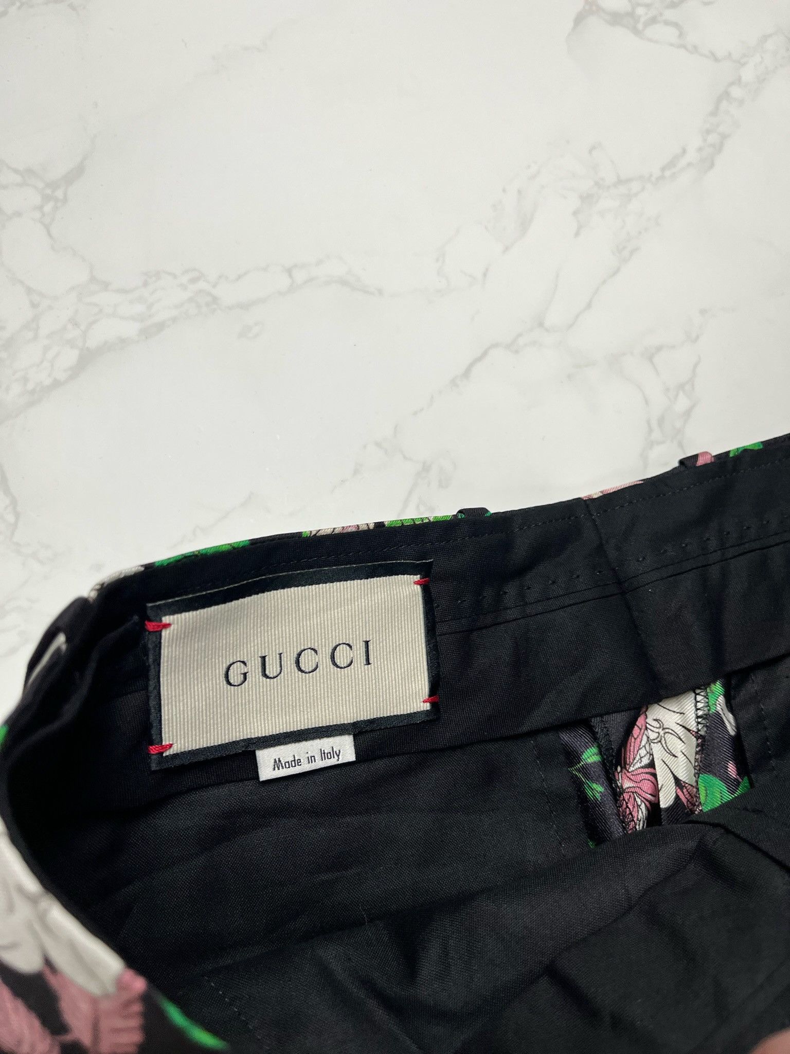Gucci 🔥75% OFF🔥 [SALE] Gucci Floral Print Silk Palazzo Pants Size 28" / US 6 / IT 42 - 15 Thumbnail