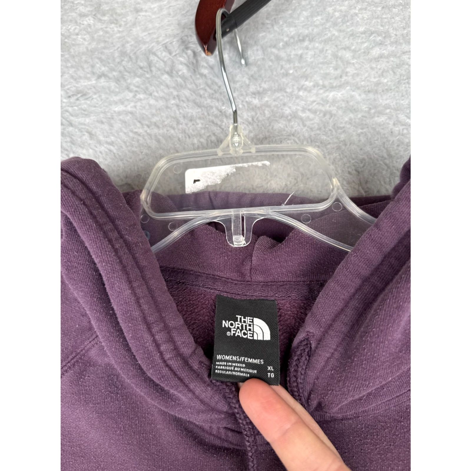 The North Face The North Face Hoodie Womens XL Purple Pullover Half Dome Logo Jersey Sweatshirt Size XL / US 12-14 / IT 48-50 - 7 Thumbnail