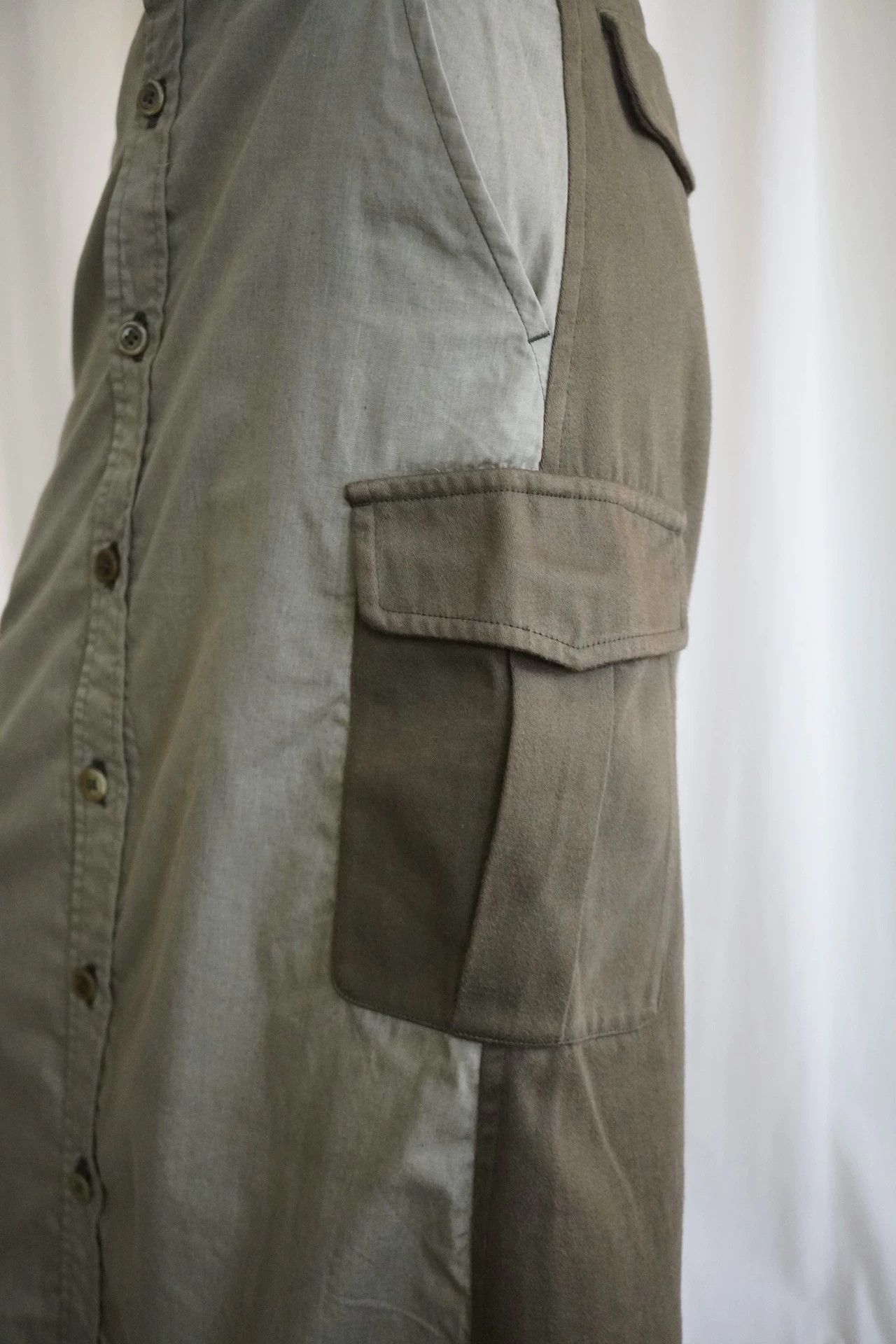 Comme des Garcons CDG 2000SS Color Blocked Skirt S 9/10 Size 26" / US 2 / IT 38 - 2 Thumbnail