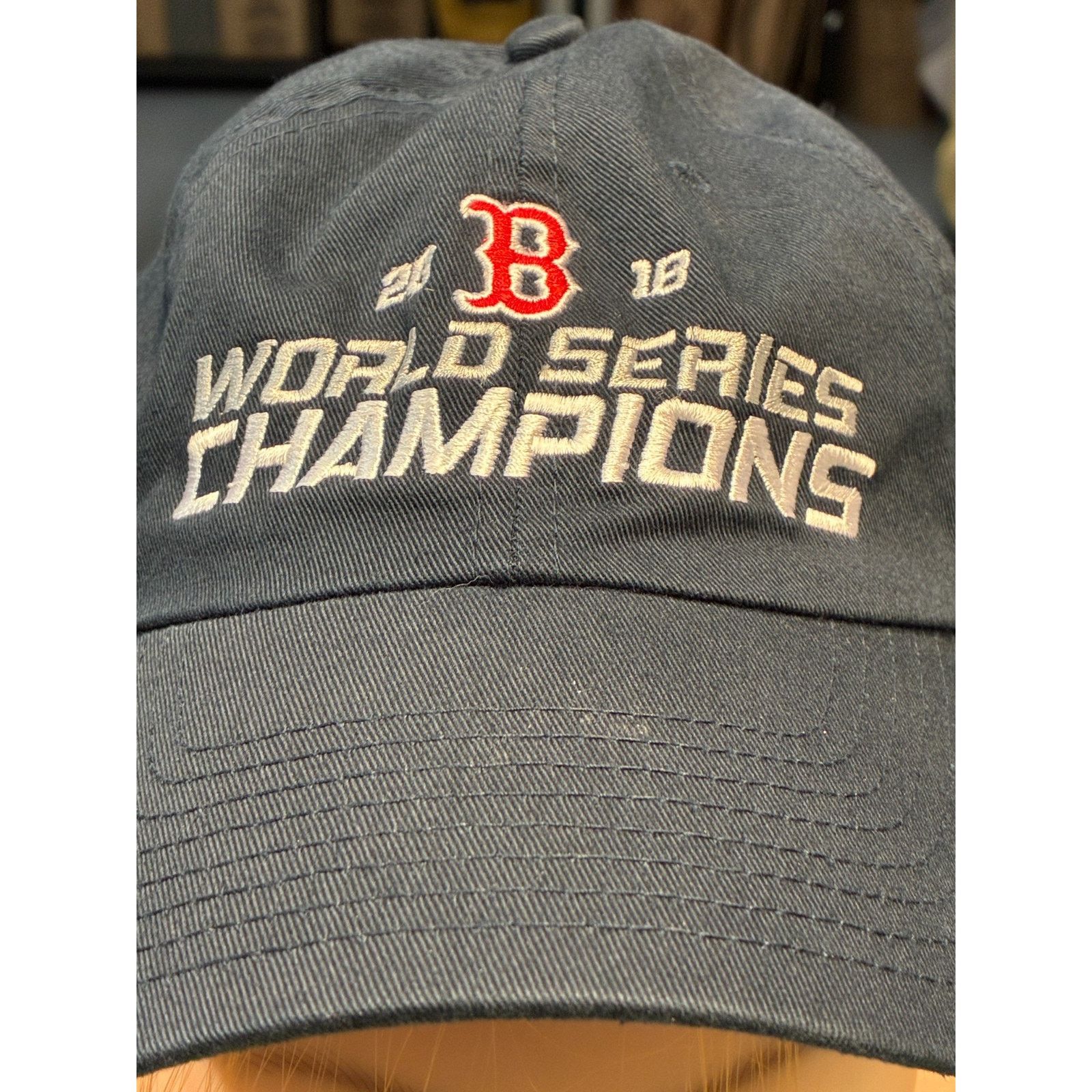 47 Brand Boston Red Sox 2018 World Series Champions Adjustable Hat Size ONE SIZE - 9 Thumbnail