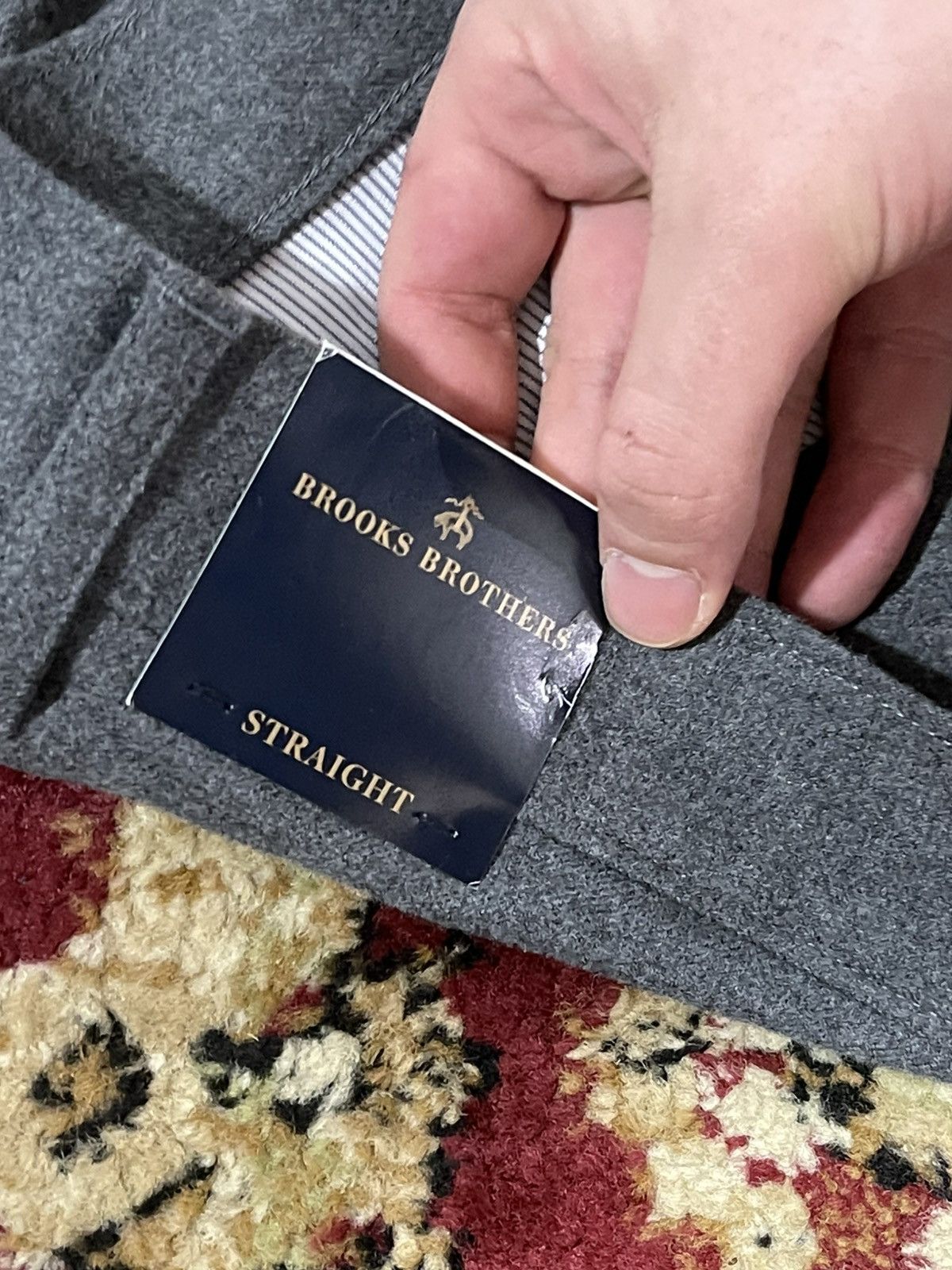 Brooks Brothers Brooks Brothers Grey Dress or Casual Pants Size US 34 / EU 50 - 7 Thumbnail