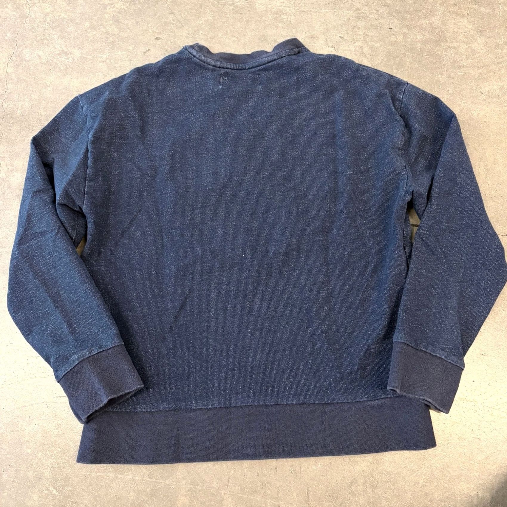 Vintage VINTAGE Penguin Lemon Navy Embroidered Patchwork Pullover Crewneck Small Womens S Blue Size S / US 4 / IT 40 - 2 Thumbnail