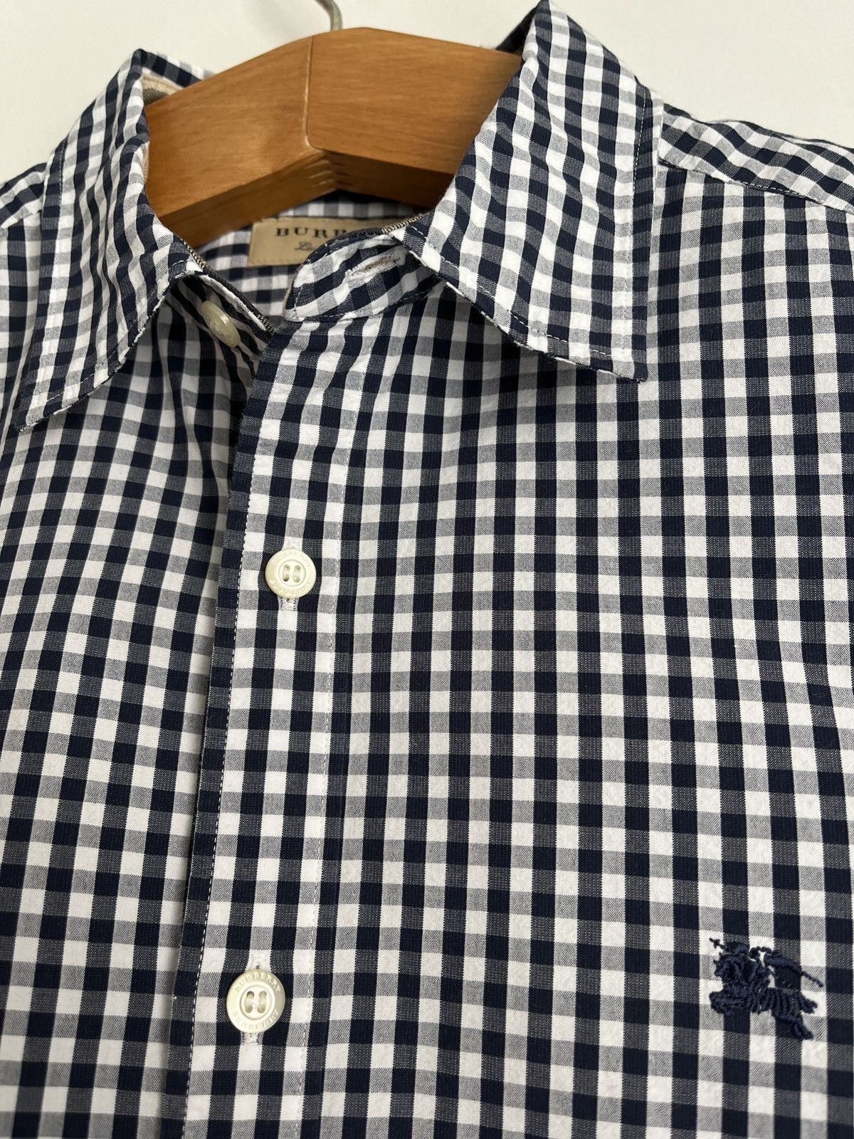 Burberry Burberry Short Sleeve Checkered Shirt Size US S / EU 44-46 / 1 - 11 Thumbnail