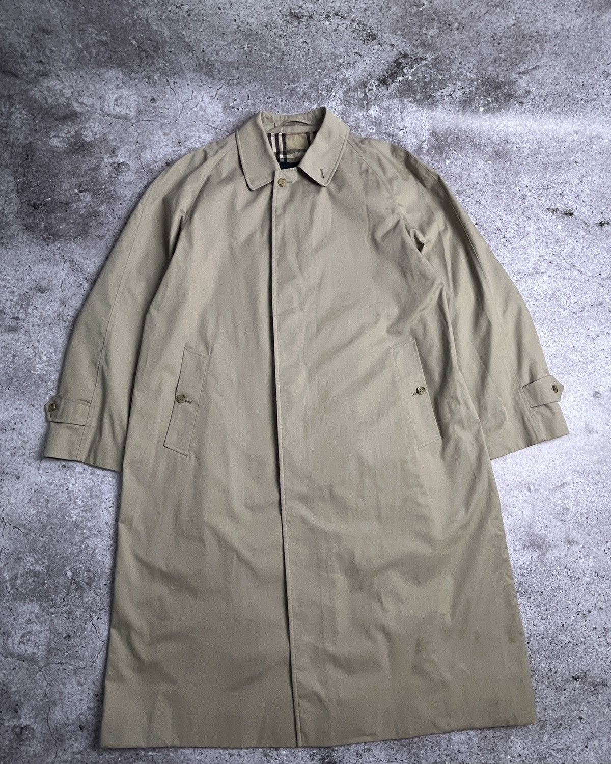 Burberry × Vintage Rare🔥Vintage Burberry London Nova Check Trench Coat Size US L / EU 52-54 / 3 - 7 Thumbnail