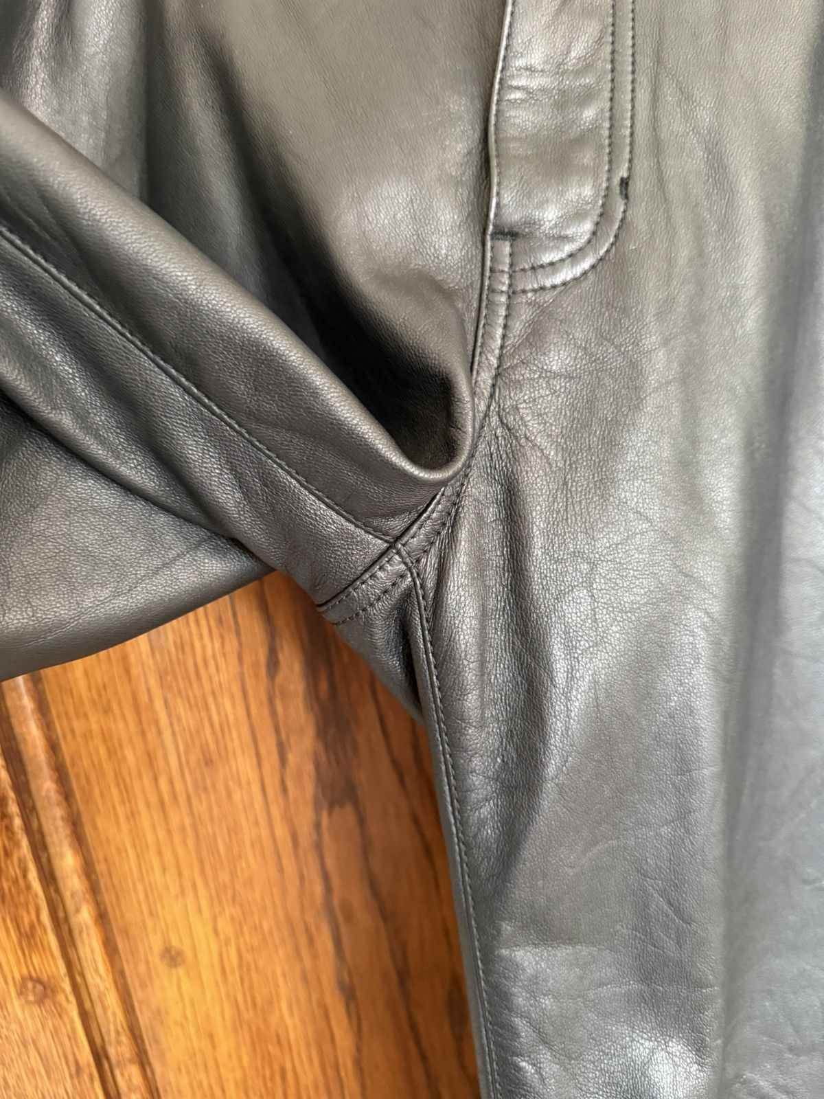 Saint Laurent Paris $3290 SS20 Saint Laurent leather pants jeans 52 Grail Size US 36 / EU 52 - 17 Thumbnail
