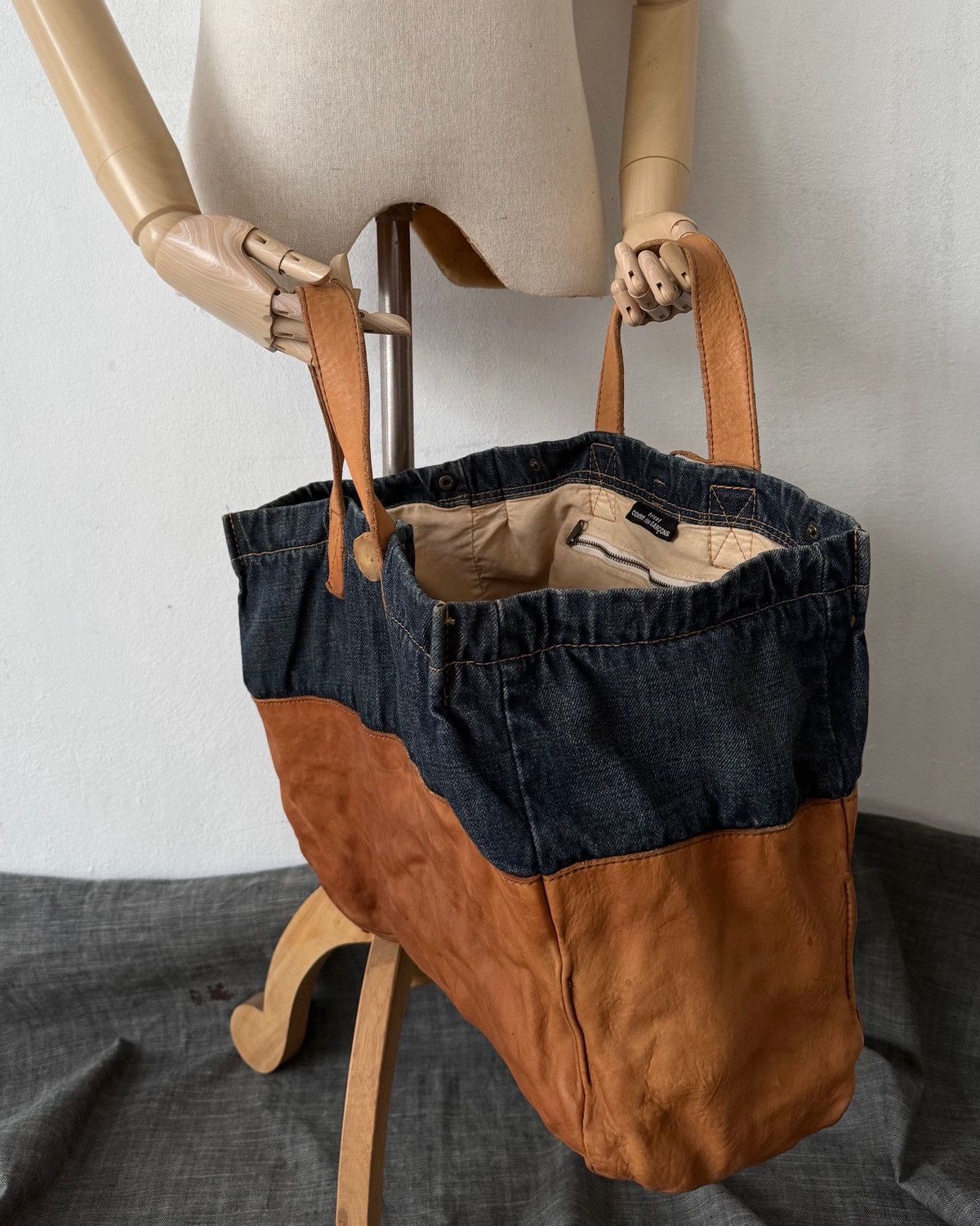 Comme des Garcons VINTAGE 90s tricot COMME des GARÇONS TOTE BAG Size ONE SIZE - 14 Thumbnail