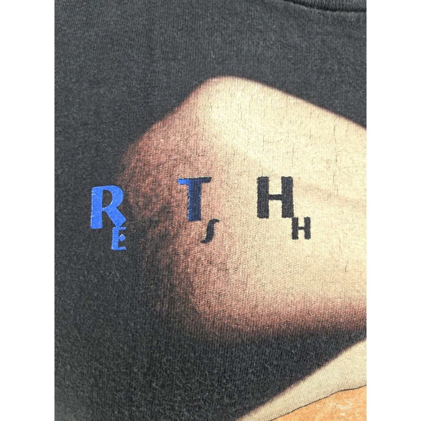 Hanes VINTAGE Garth Brooks Fresh Horses Concert Tour T-Shirt Sz Large Hanes Beefy-T Mens Short Sleeve Black 1996 VTG Distressed Graphic Print Size US L / EU 52-54 / 3 - 5 Thumbnail