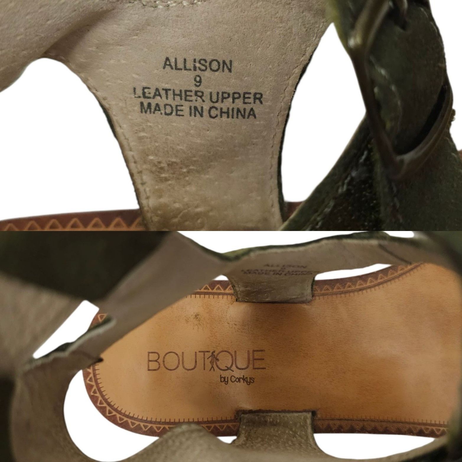 Other Boutique Corkys Allison Sandals Suede Womens Size 9 Green Size US 9 / IT 39 - 7 Thumbnail