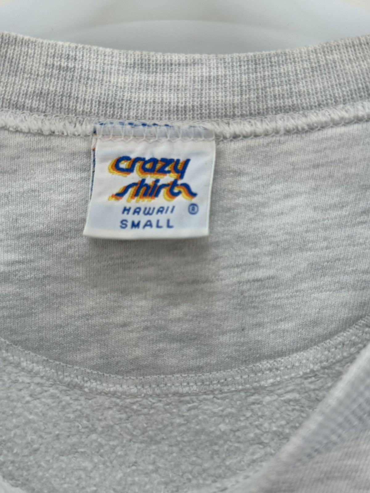 Vintage 🔥 90's Crazy Sweat by Crazy Shirt Over logo Hawaii sweat -S Size US S / EU 44-46 / 1 - 9 Thumbnail