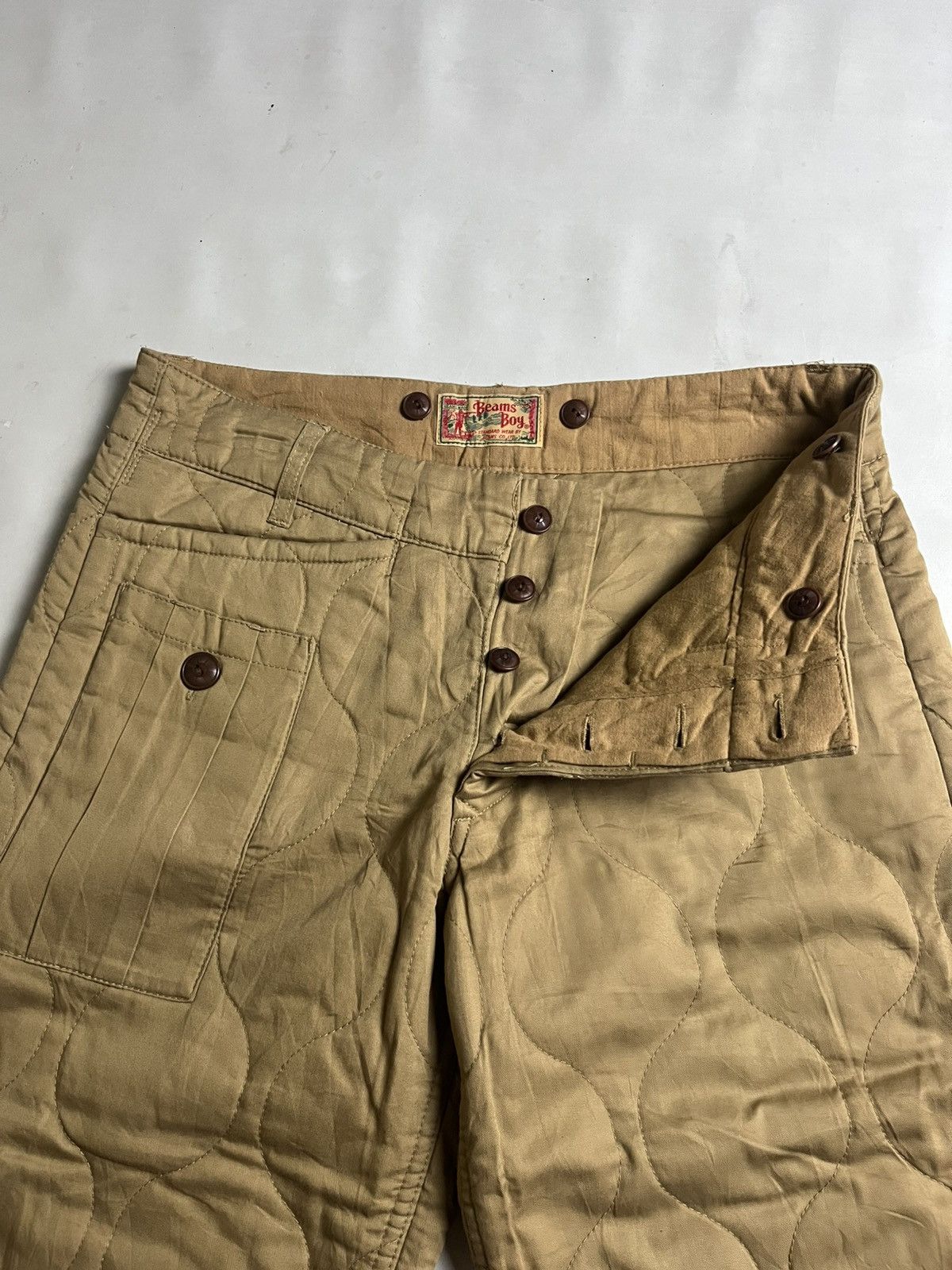 Beams Plus × Engineered Garments Beams Boy Quilted Military Shorpant Size US 30 / EU 46 - 5 Thumbnail