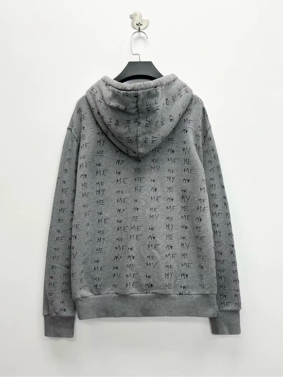 Dior [Dior] Dior Grey Me My All-over Logo Hoodie Size S / US 4 / IT 40 - 2 Thumbnail