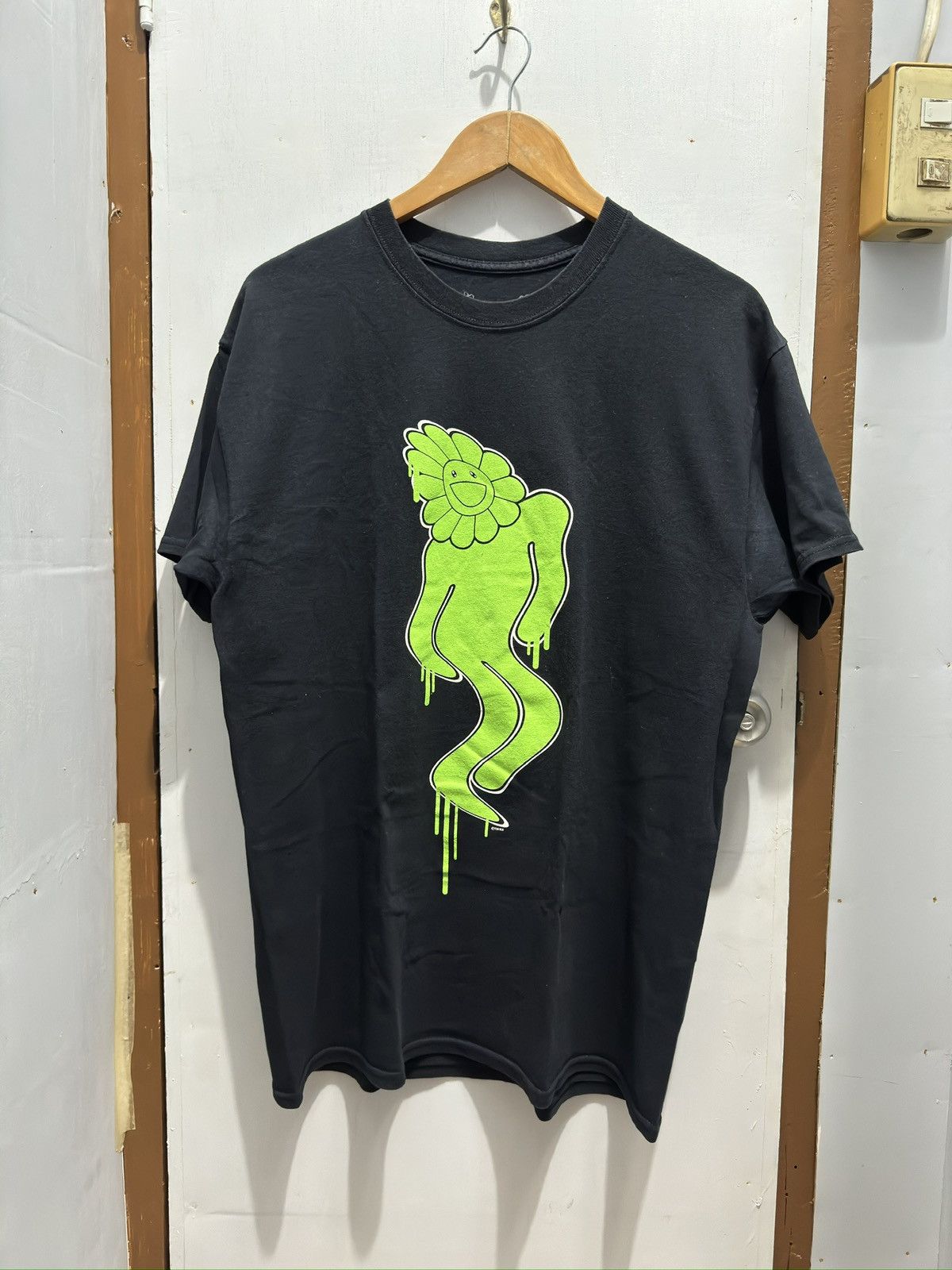 Blohsh T Shirt - Black Logo Blohsh Tshirt Yellow White Green