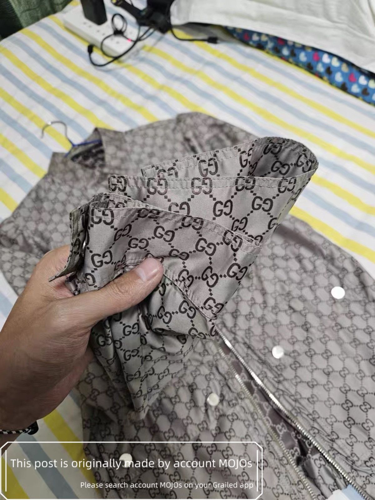 Gucci Sz S Gucci Double Side Monogram Wind Stopper Jacket mojos134 Size US S / EU 44-46 / 1 - 5 Thumbnail