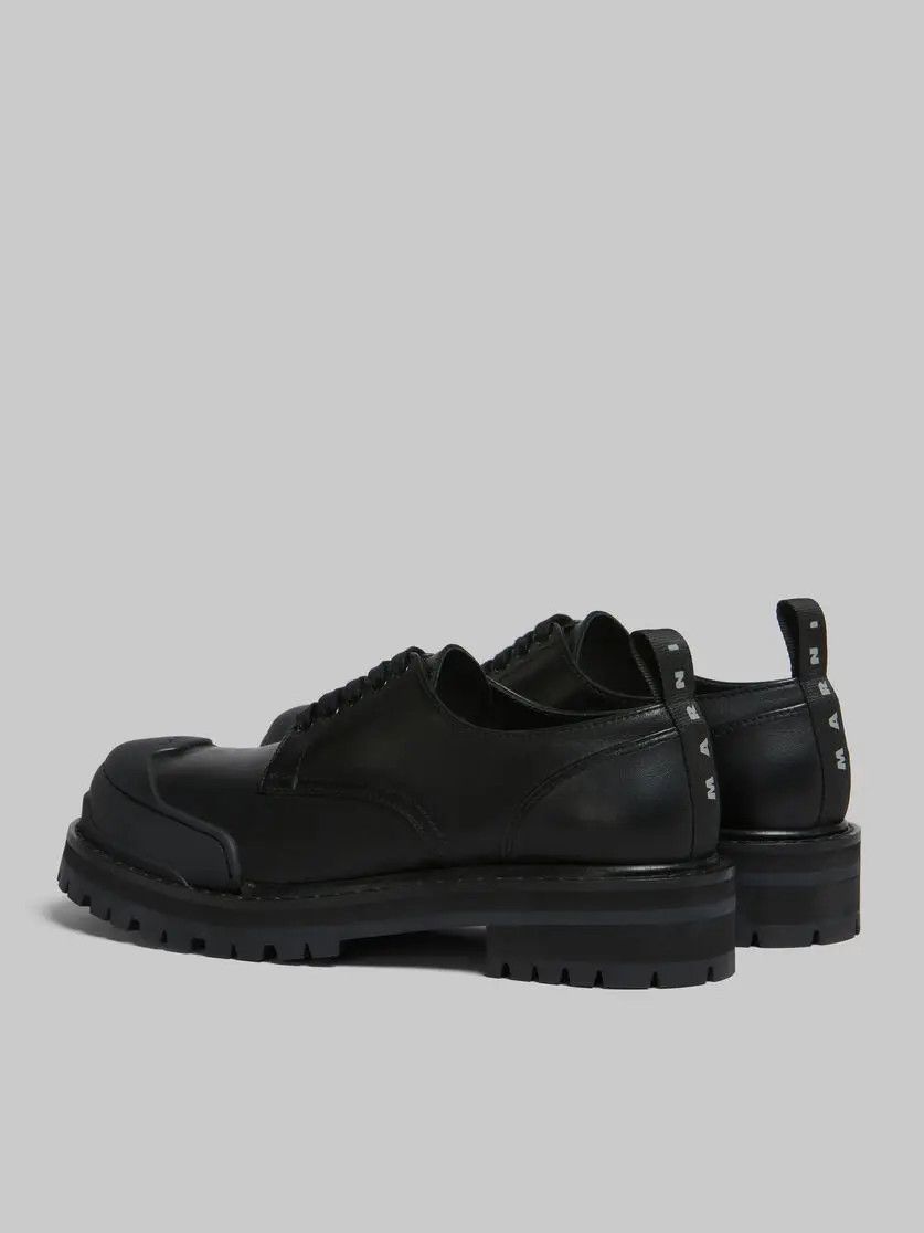 Marni o1tko11025 Logo-Tab Army Derby Shoes in Black Size US 7 / EU 40 - 3 Thumbnail