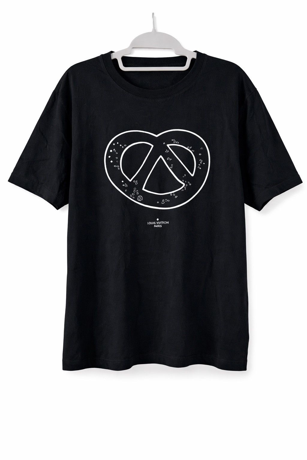 Louis Vuitton Louis Vuitton Black Pretzel Graphic Cotton T-Shirt XXL Size US XXL / EU 58 / 5 - 1 Thumbnail
