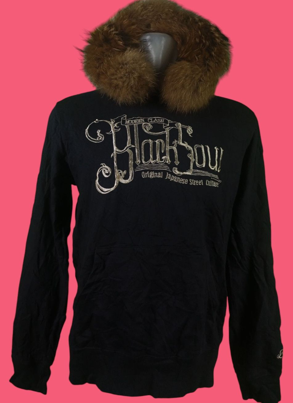 If Six Was Nine × Japanese Brand × Le Grande Bleu (L.G.B.) ONIARAI Black Soul Japanese Street Culture Fur Hoodie Size US M / EU 48-50 / 2 - 5 Thumbnail