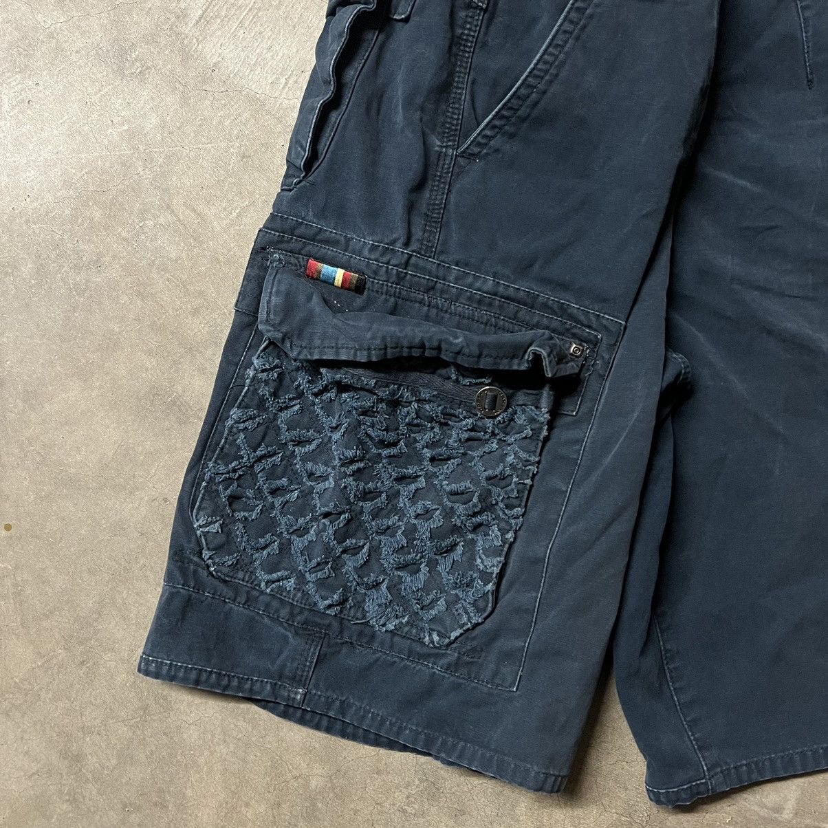 Oakley × Vintage Vintage Y2K Oakley Navy Tactical Cargo Shorts Size US 34 / EU 50 - 3 Thumbnail