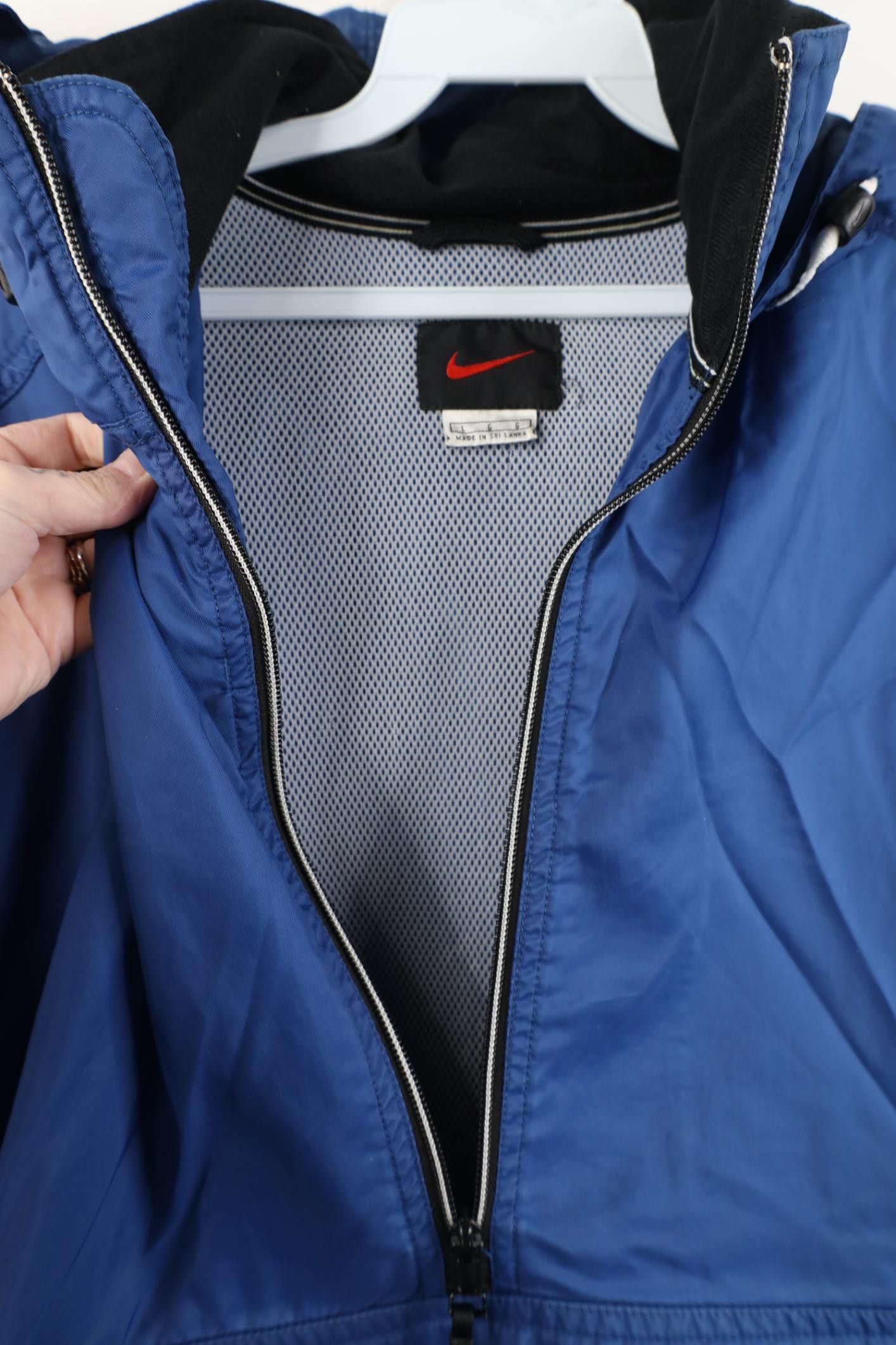 Nike Vintage 90s Nike Scott Mini Swoosh Anorak Windbreaker Jacket Size US L / EU 52-54 / 3 - 8 Thumbnail