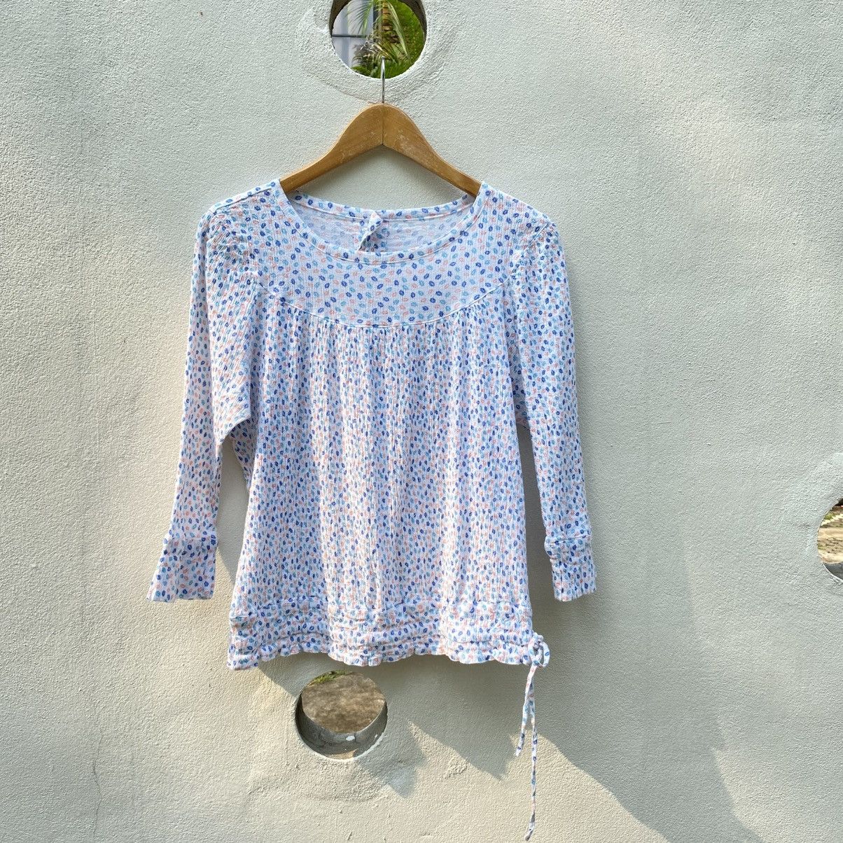 Tsumori Chisato TSUMORI CHISATO Pastel Petals Tie-Hem Blouse Size XS / US 0-2 / IT 36-38 - 13 Thumbnail
