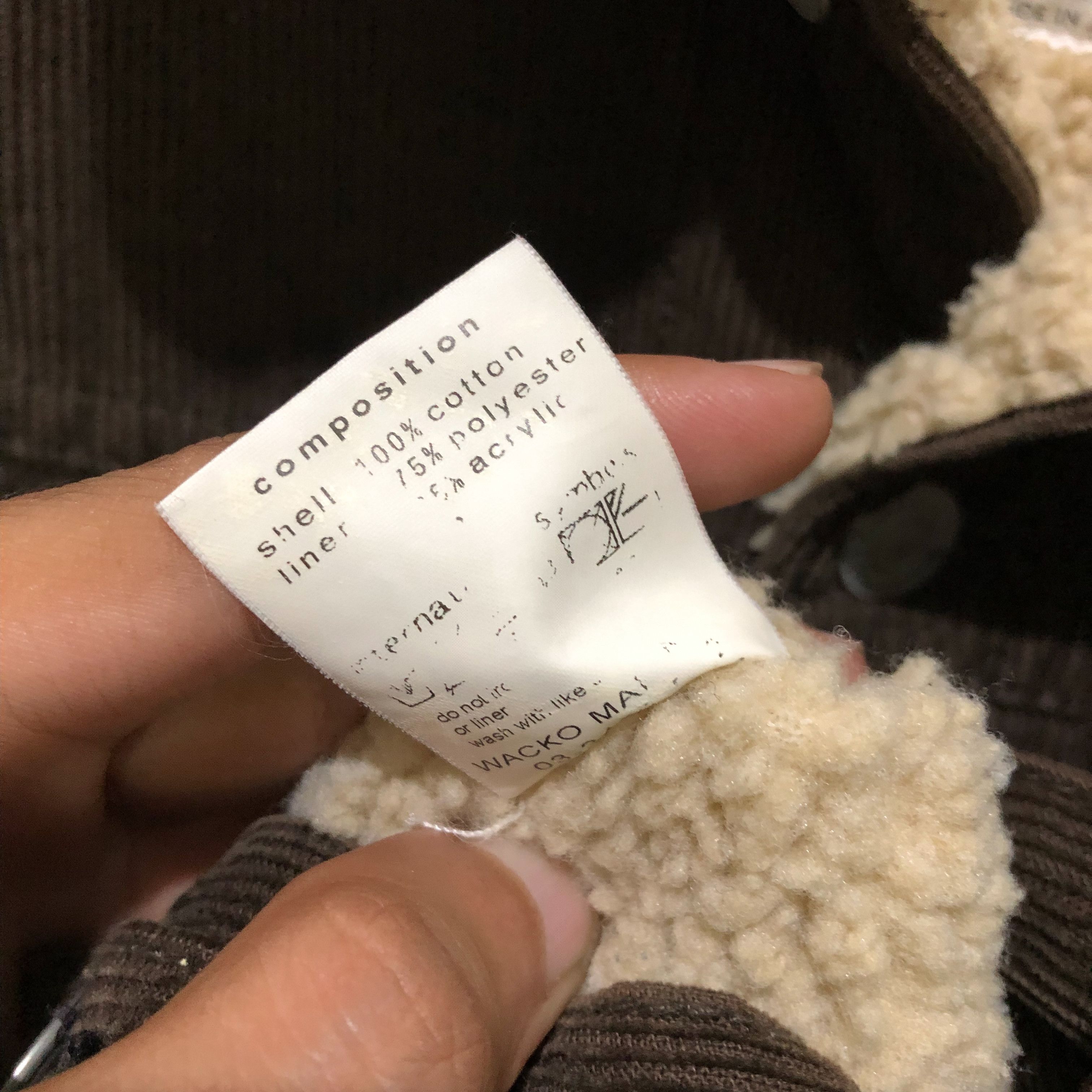 Wacko Maria Wacko Maria Guilty Parties Sherpa Corduroy Jacket Archive Size US M / EU 48-50 / 2 - 11 Thumbnail