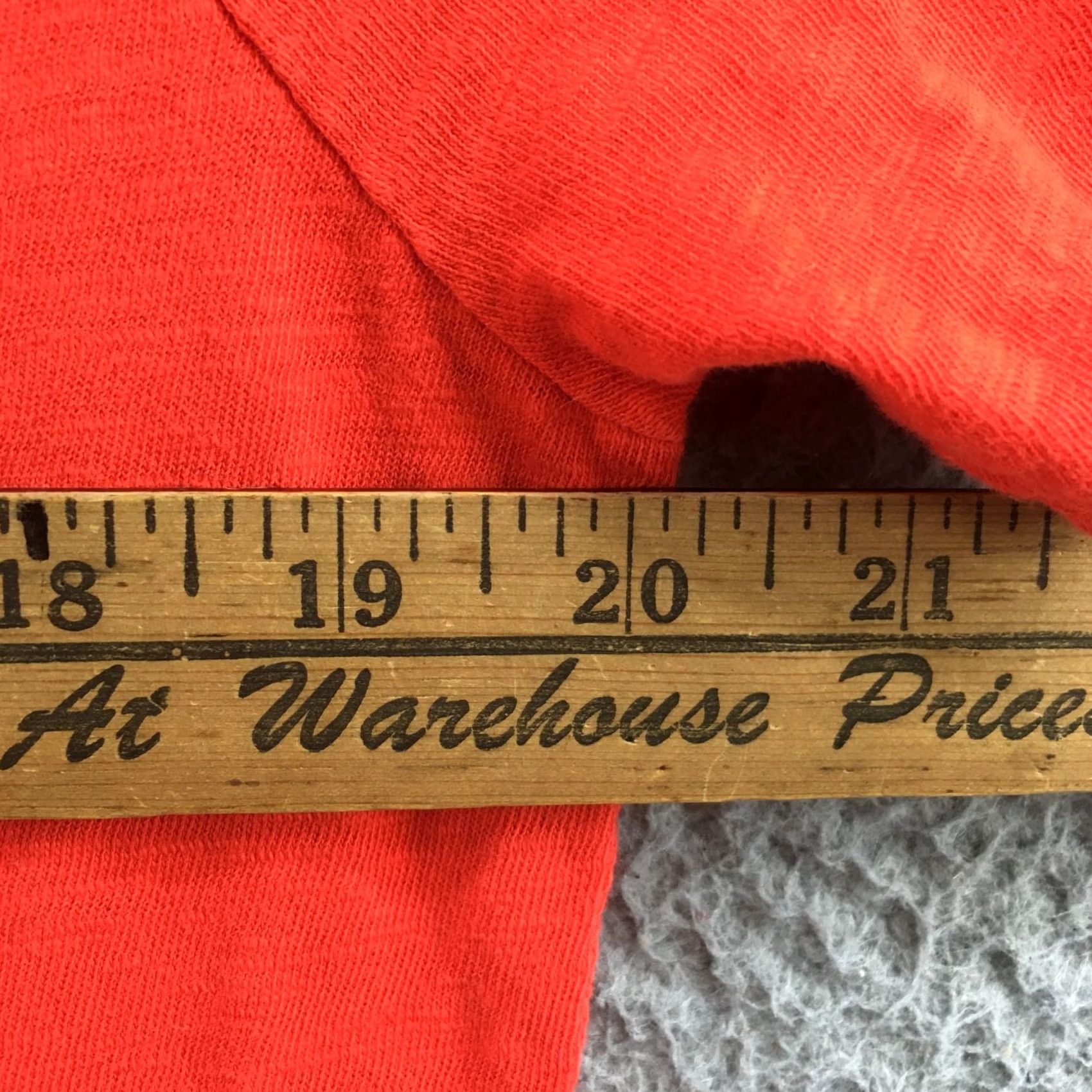 Talbots Talbots Tops Womens L Orange 100% Cotton V-Neck Cap Sleeve Blouse Pop Over Shirt Size L / US 10 / IT 46 - 5 Thumbnail