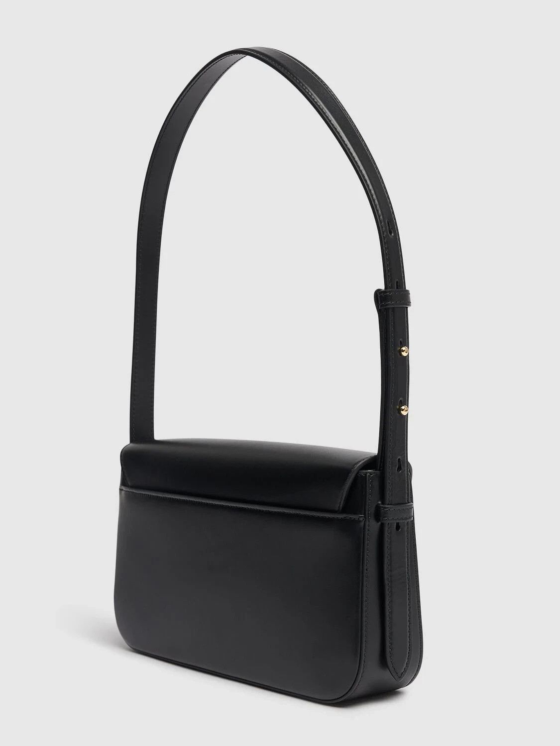 BALLY Ollam Black Leather Shoulder Bag New