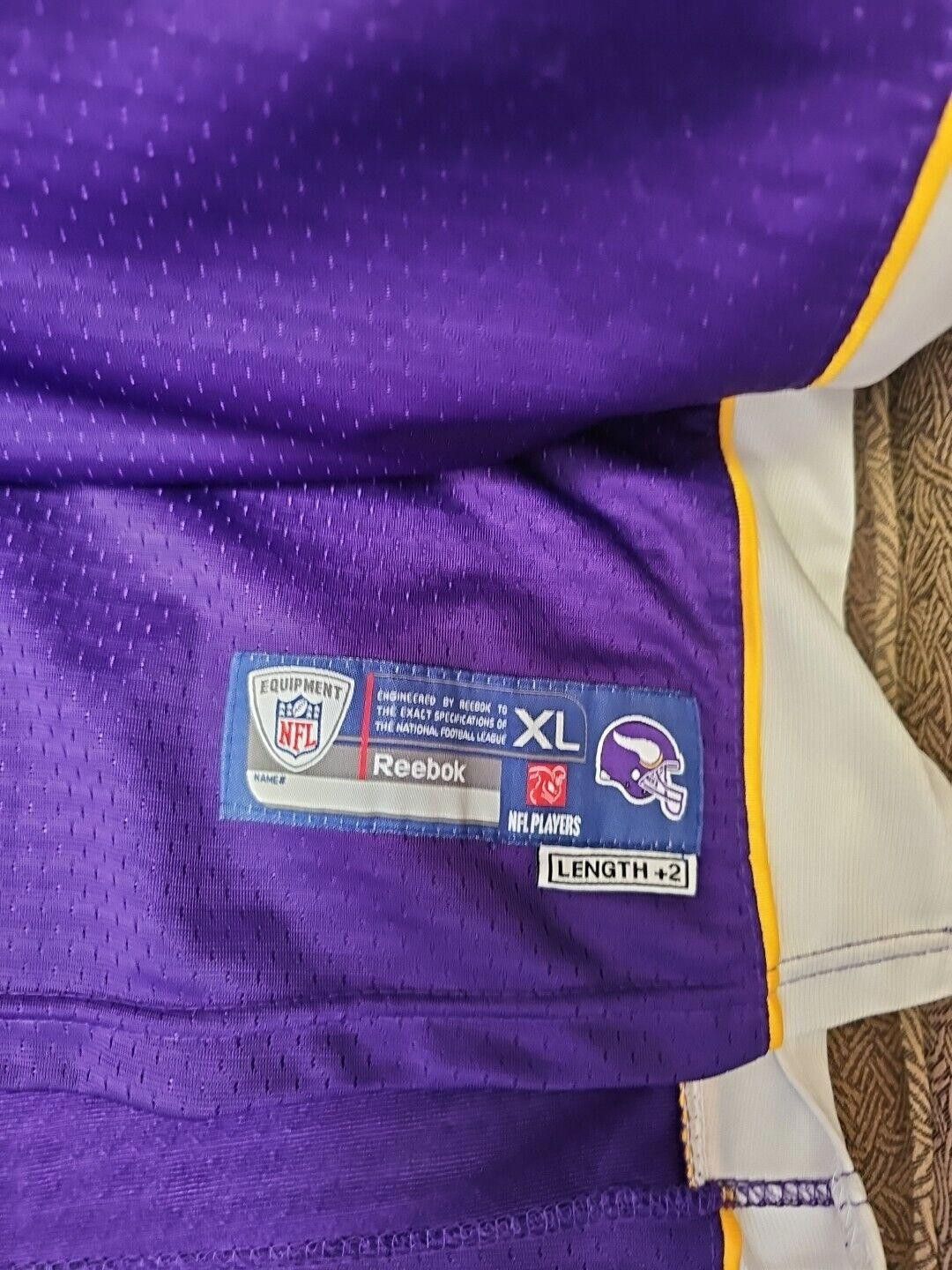 Reebok Reebok Brett Favre Onfield Stitched #4 Vikings NFL Youth XL Size ONE SIZE - 6 Thumbnail
