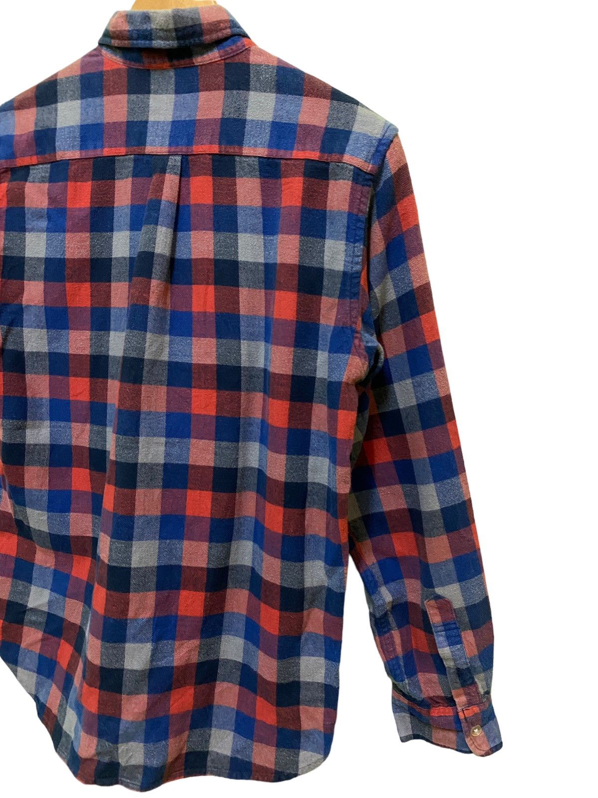 Designer × Japanese Brand × Vintage Beams Hearts Flannel Shirt Size US S / EU 44-46 / 1 - 10 Thumbnail