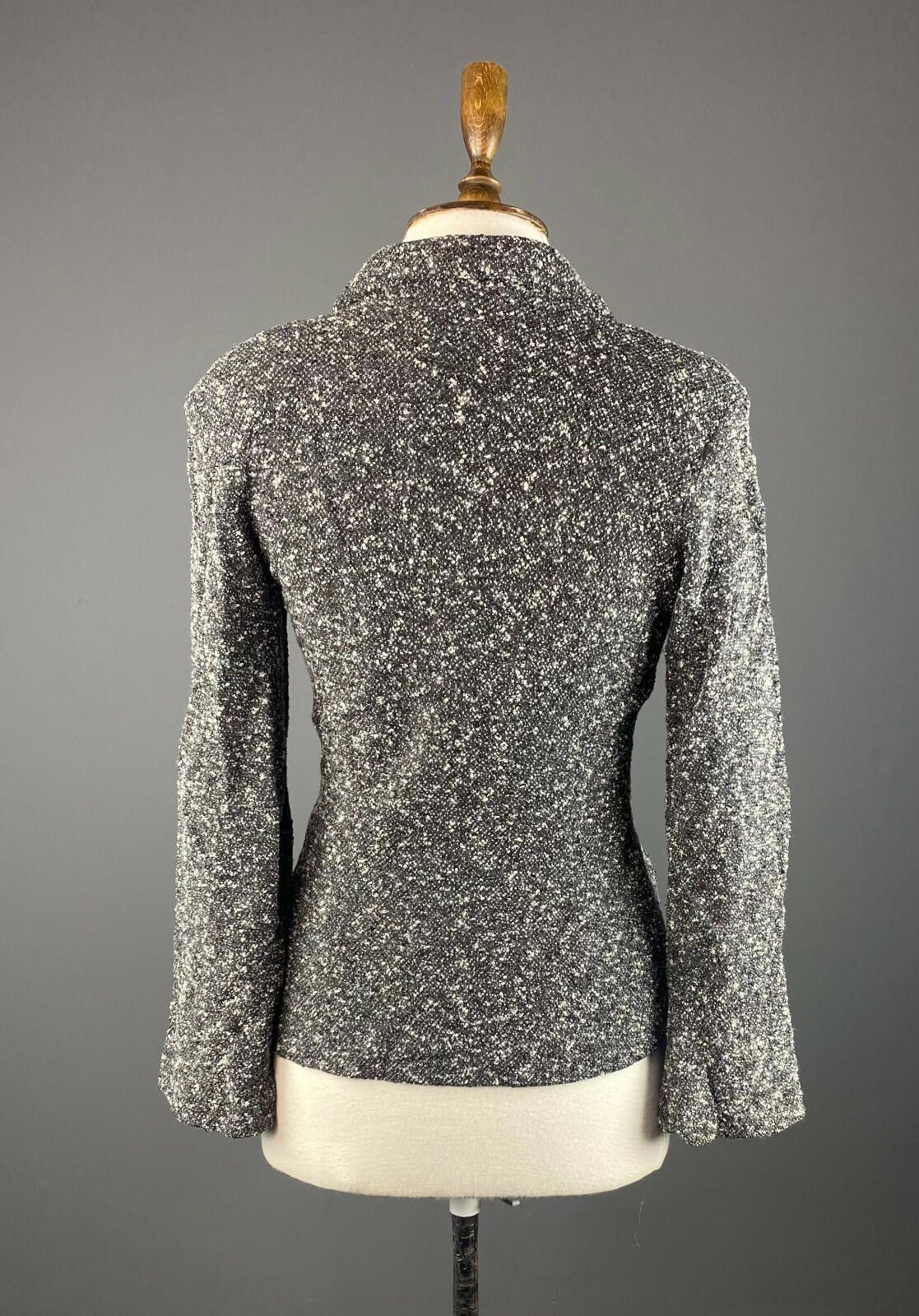 Designer Bitte Kai Rand Gray Wool Button Up Blazer Jacket Size 46 Size M / US 6-8 / IT 42-44 - 5 Thumbnail