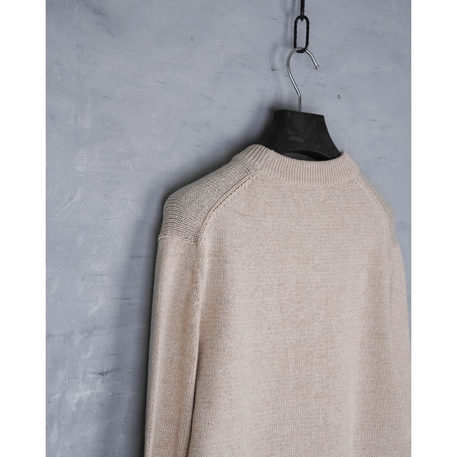 Acne Studios Acne studios jena linen blend beige crewneck knit sweater Size US XS / EU 42 / 0 - 6 Thumbnail