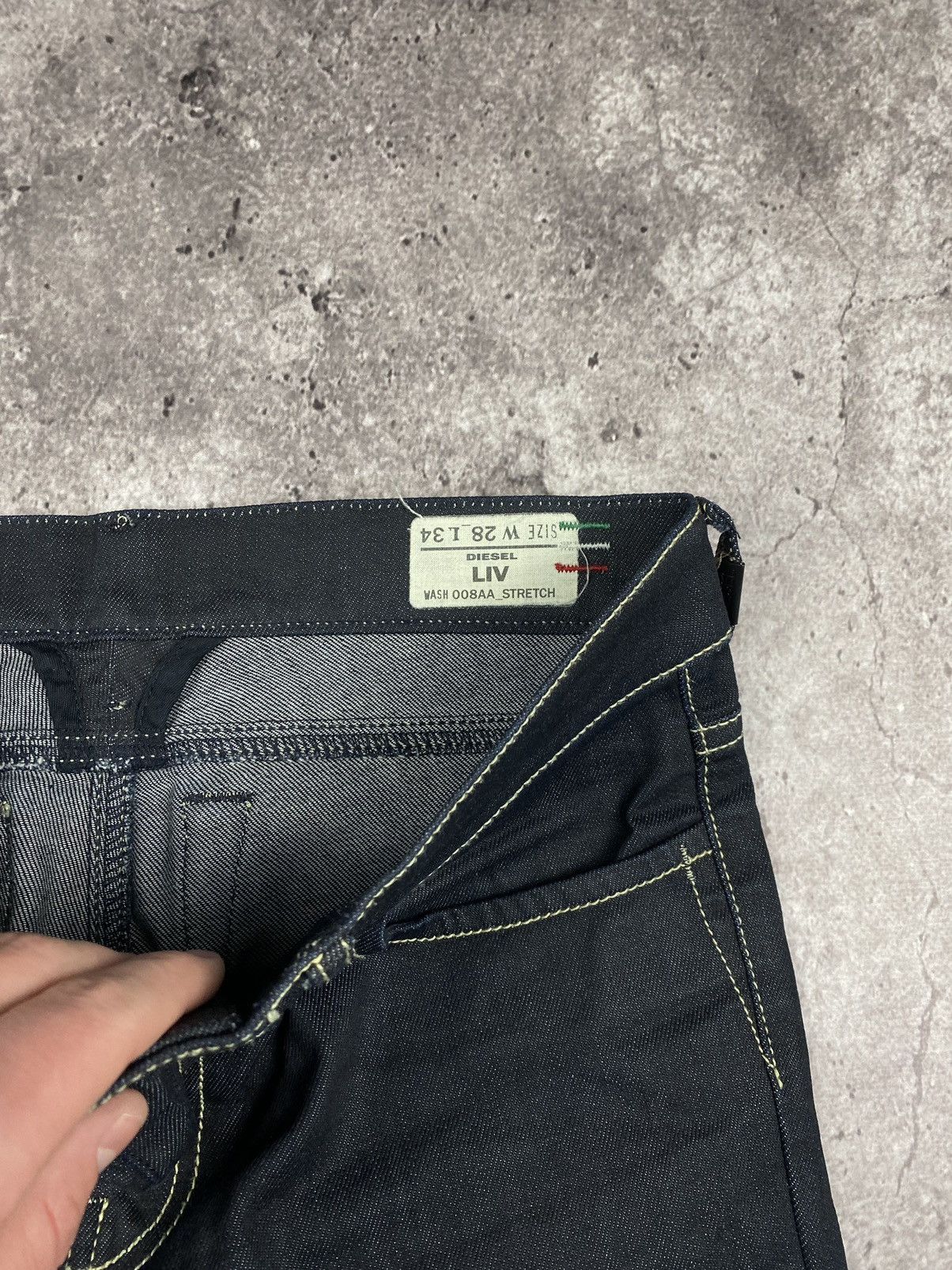 Diesel × Japanese Brand × Junya Watanabe Vintage Diesel Junya Watanabe Baggy distressed Japan jeans😊 Size 28" / US 6 / IT 42 - 4 Thumbnail