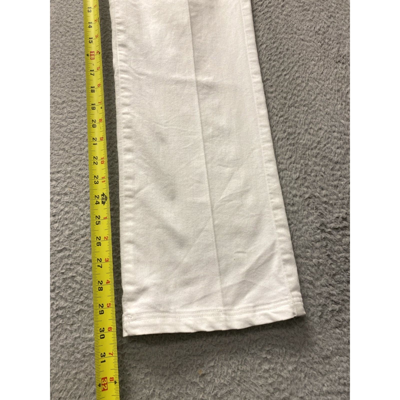 Prana prAna Jeans Chino Pant Women’s 30x30 White Boot Cut Pockets Size 30" / US 8 / IT 44 - 6 Thumbnail