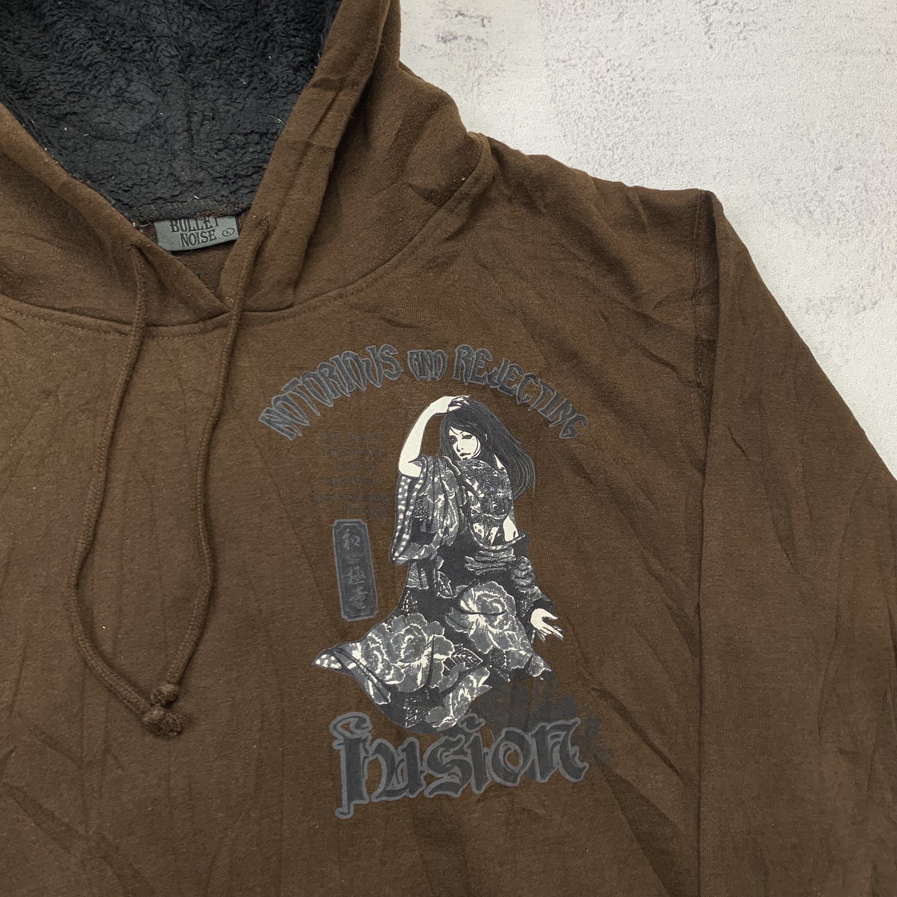 Japanese Brand Bullet Noise The Fusion Japan Modern Harmony Geisha Hoodie Size US M / EU 48-50 / 2 - 5 Thumbnail