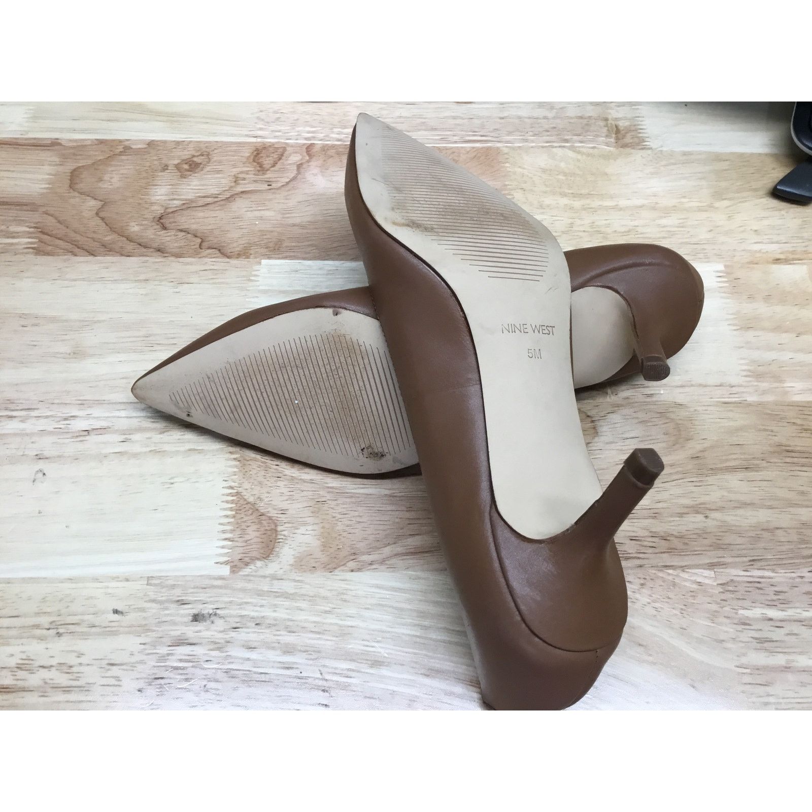 Nine West Nine West Arlene Women's 5 Brown Slip-On Classic Pumps Size US 5 / IT 35 - 5 Thumbnail