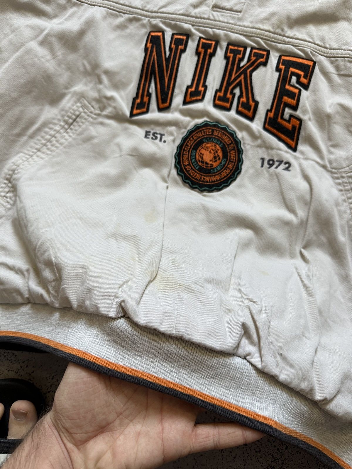 Nike Vintage 90s Nike Spell Out Logo Jacket Sweatshirt Y2K USA Size US XL / EU 56 / 4 - 2 Thumbnail