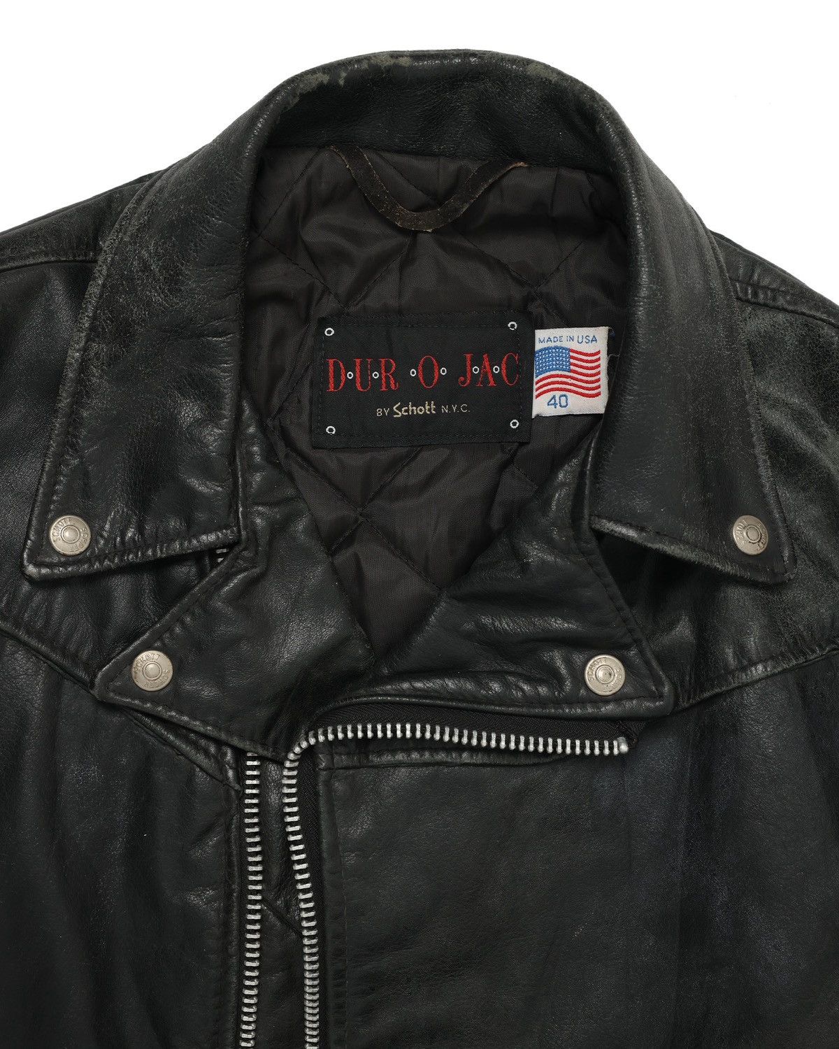 Schott durojac by schott leather jacket Size US L / EU 52-54 / 3 - 2 Thumbnail