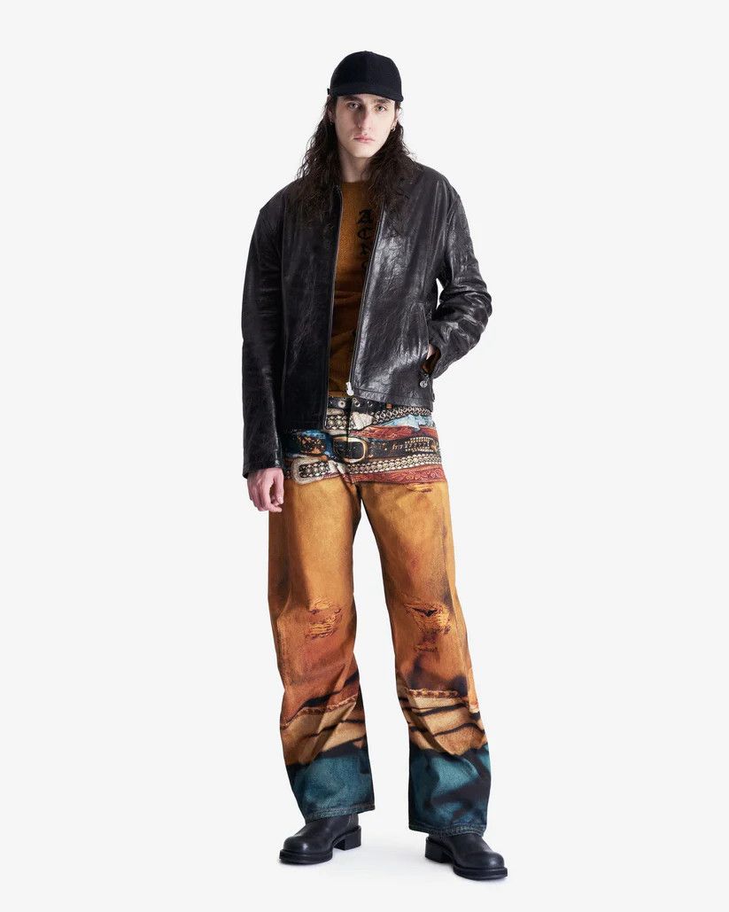 Acne Studios o1s1v1r1oon0825 Multi Belt Trousers in Rust Orange Size US 32 / EU 48 - 4 Thumbnail