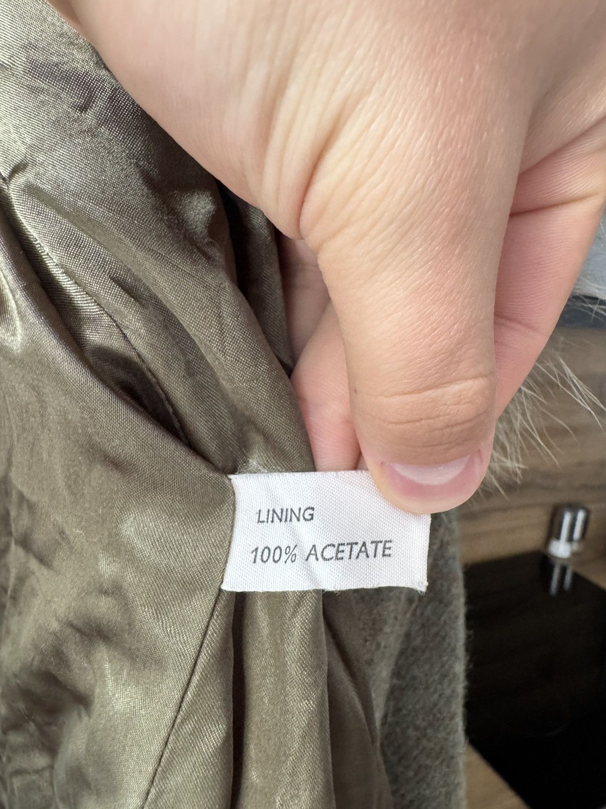 Aquascutum AQUASCUTUM PURE WOOL GRAY LONG TAILORED COAT FUR COLLAR Size US L / EU 52-54 / 3 - 9 Thumbnail