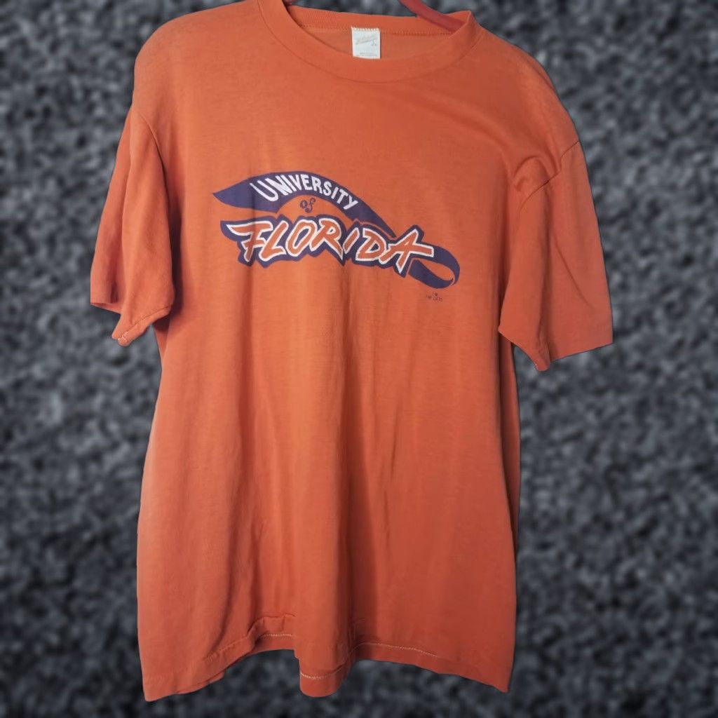 Vintage Vintage Mens L University of Florida Gators -Orange T-Shirt Size US L / EU 52-54 / 3 - 1 Thumbnail