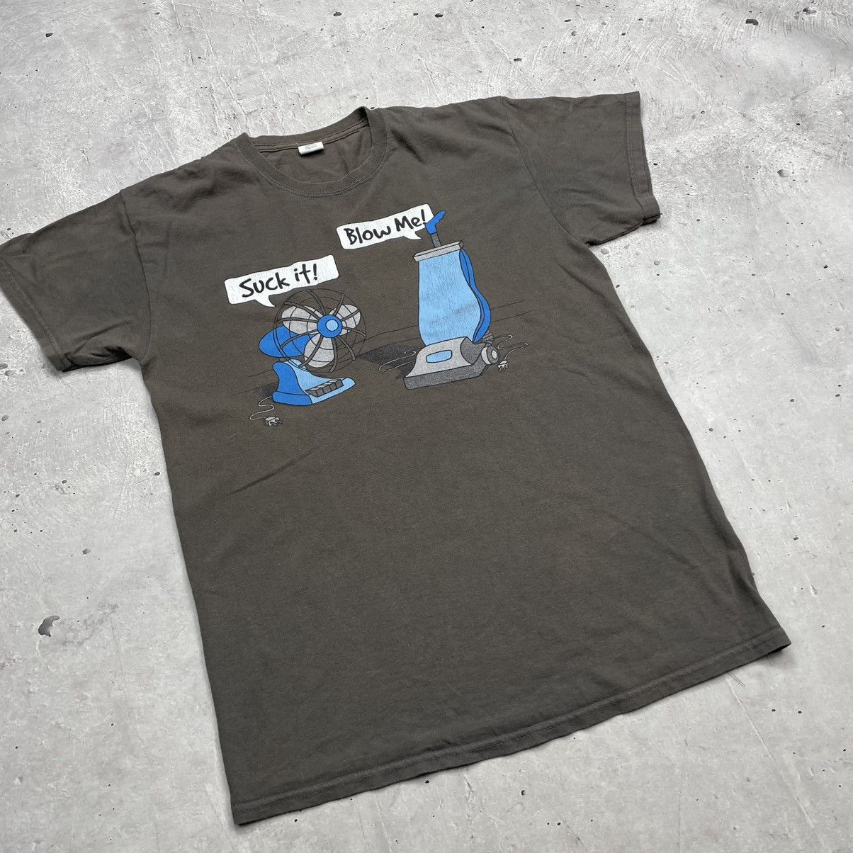 Vintage Vintage dark humour graphic tee shirt y2k Size US M / EU 48-50 / 2 - 3 Thumbnail