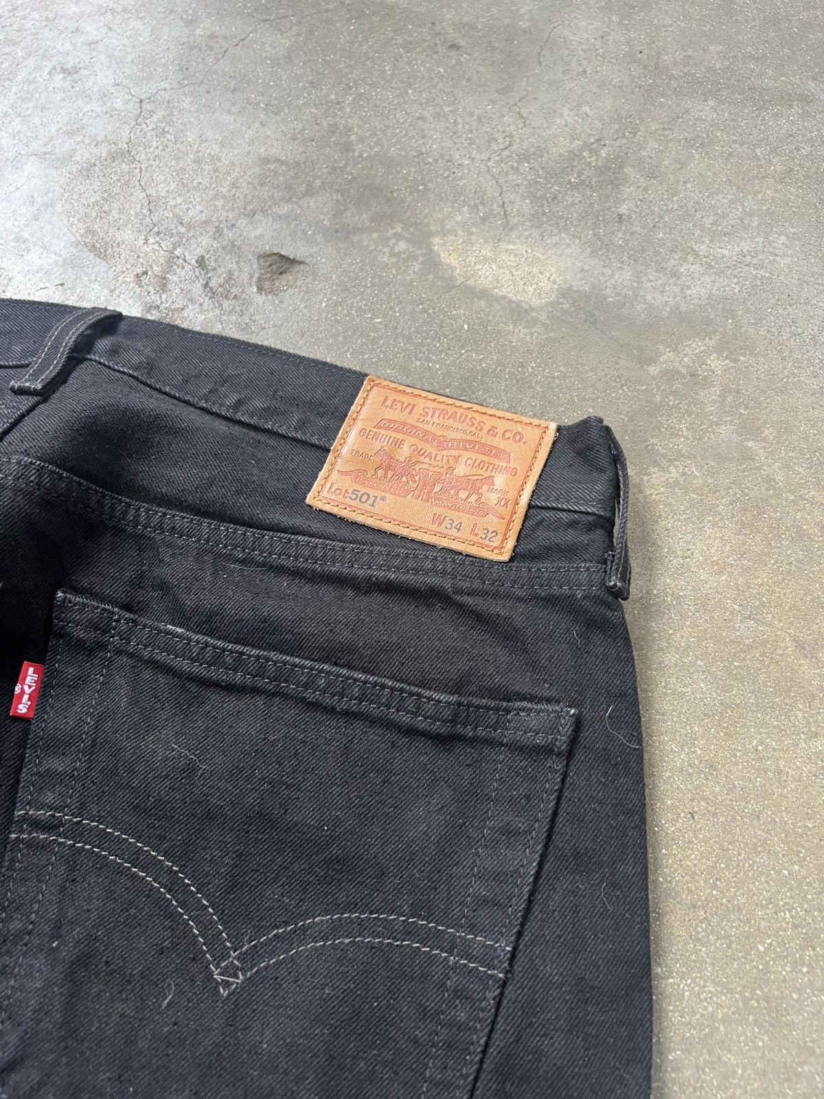 Levi's Levis 501 OG Selvedge Size US 34 / EU 50 - 4 Thumbnail