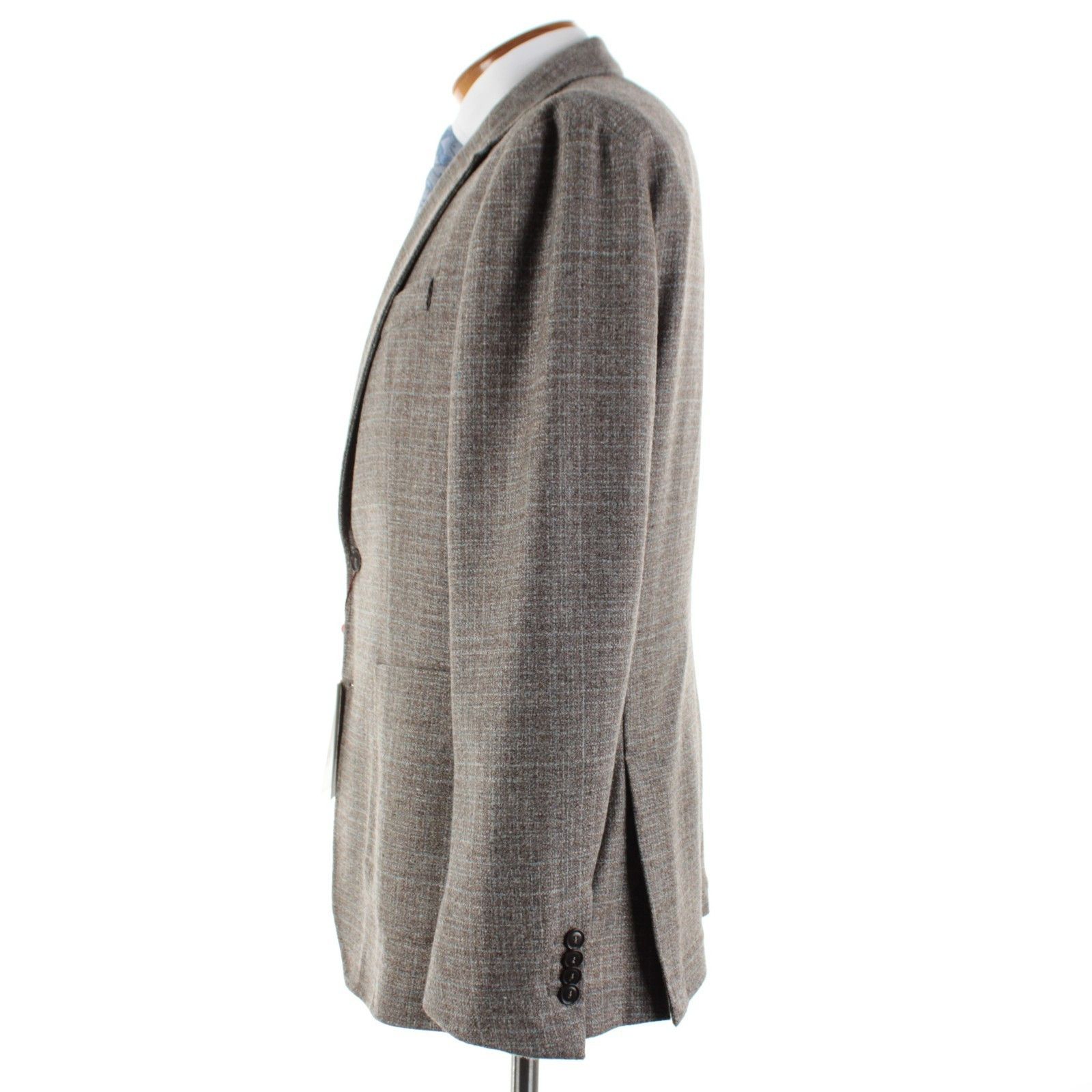 Luciano Barbera Luciano Barbera Sport Coat Size 44 US in Brown Size 44R - 4 Thumbnail