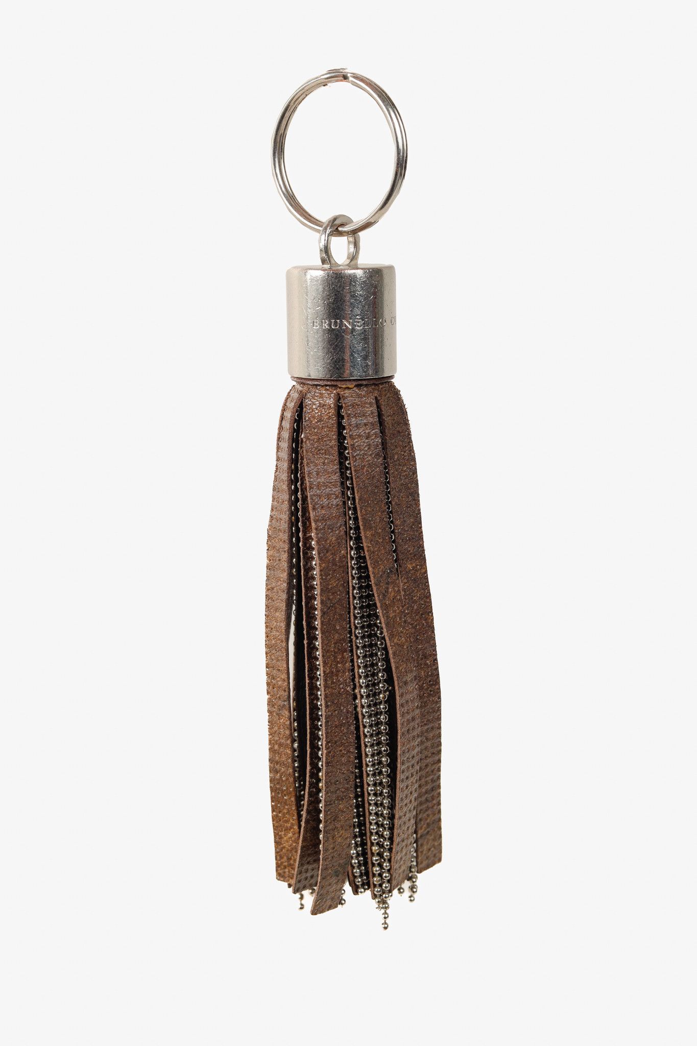 Brunello Cucinelli Brunello Cucinelli Brown Monili-Bead Fringe Tassel Keychain Size ONE SIZE - 1 Thumbnail